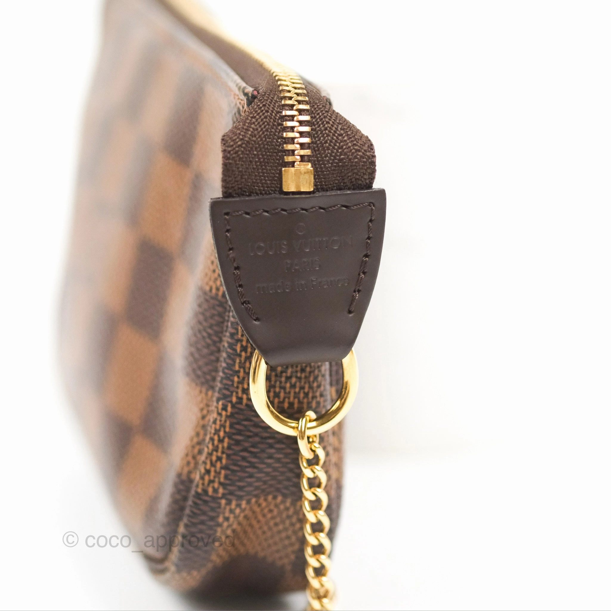 Louis Vuitton Mini Pochette Accessories Damier Ebene