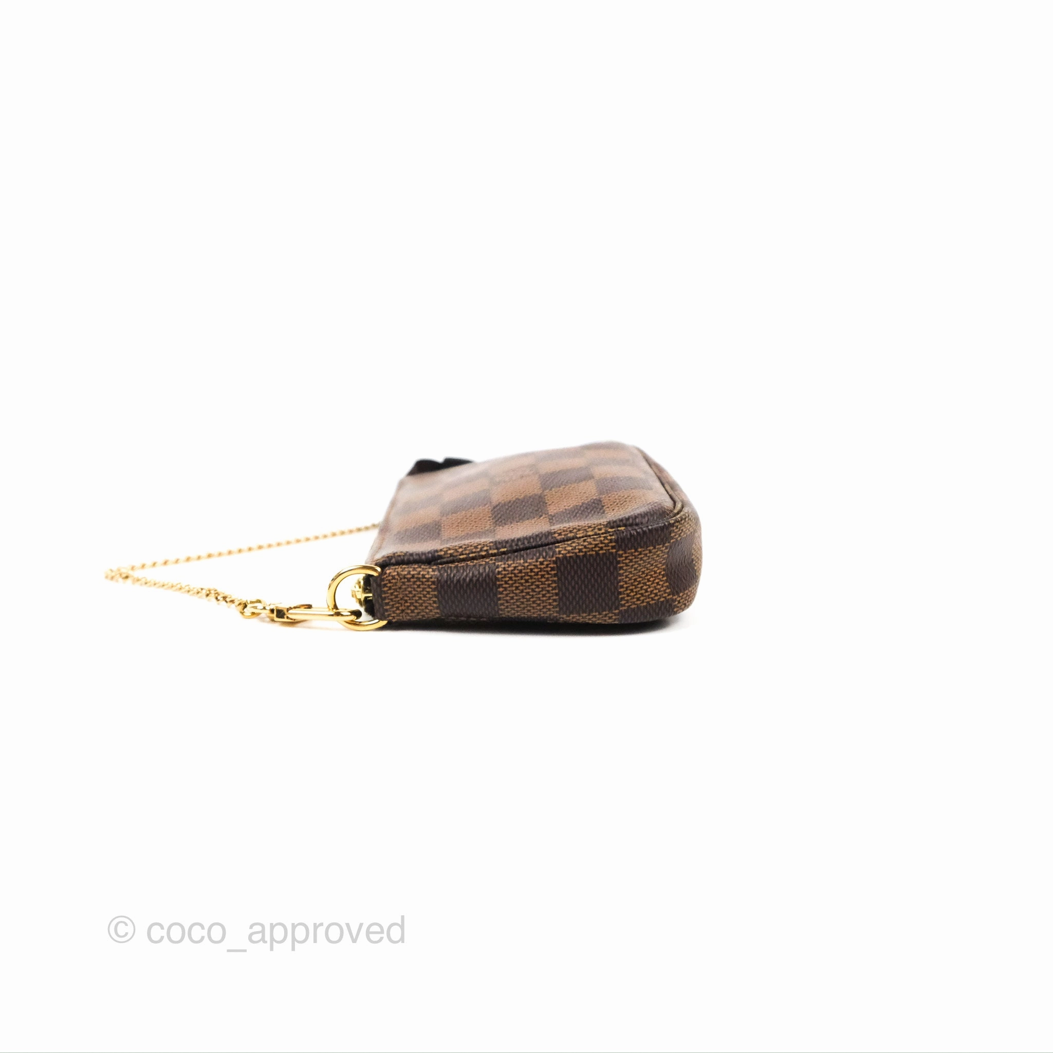 Louis Vuitton Mini Pochette Accessories Damier Ebene