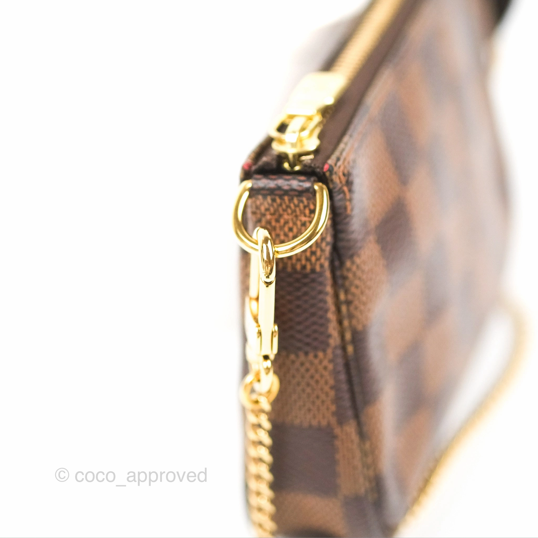 Louis Vuitton Mini Pochette Accessories Damier Ebene