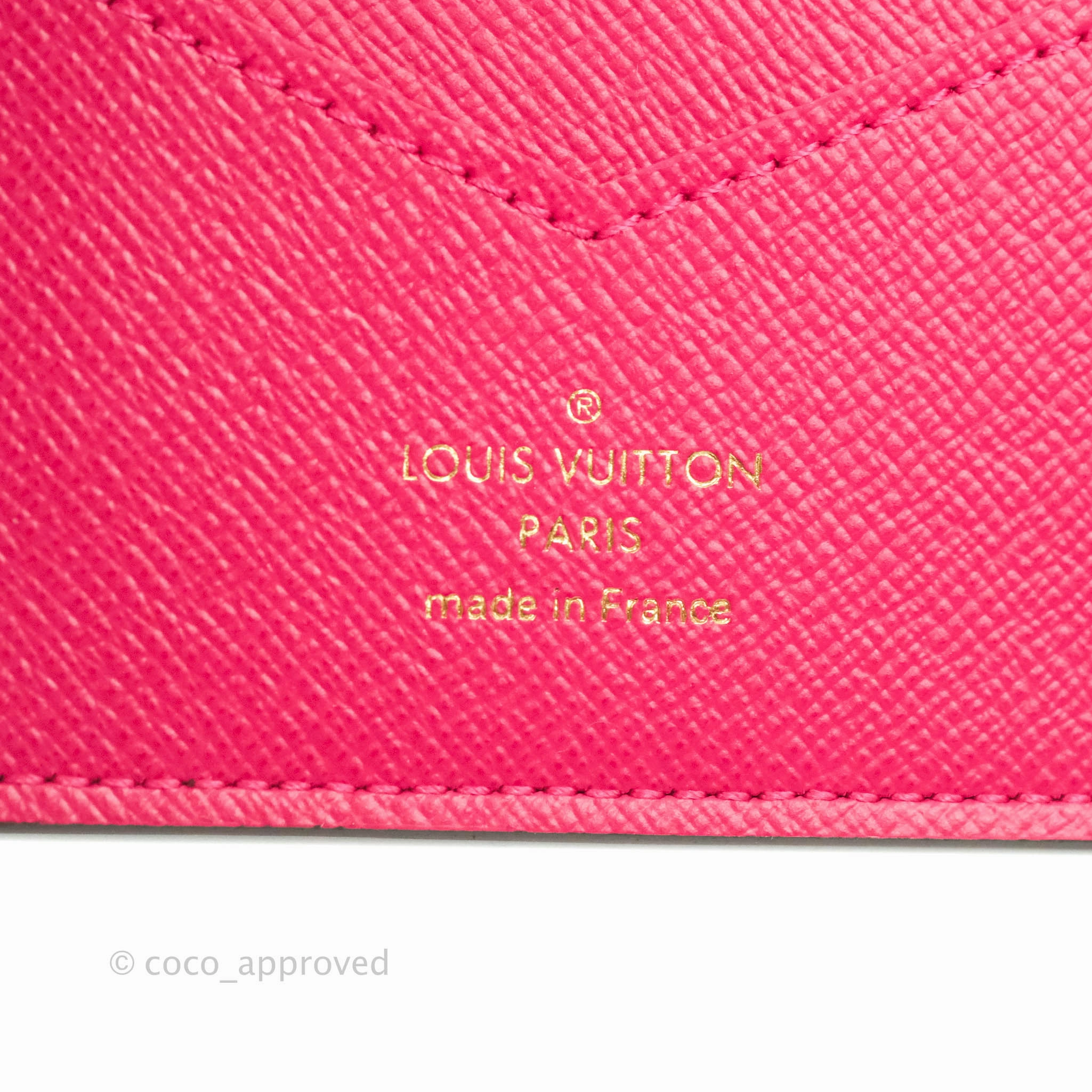 Louis Vuitton Monogram Christmas Animation Hollywood Passport Cover Fuchsia 2021