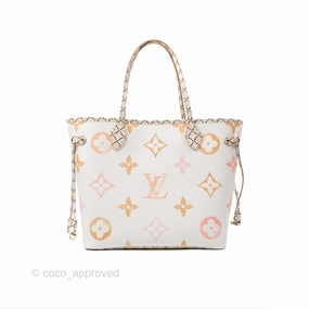 Louis Vuitton Monogram Giant Neverfull MM Beige
