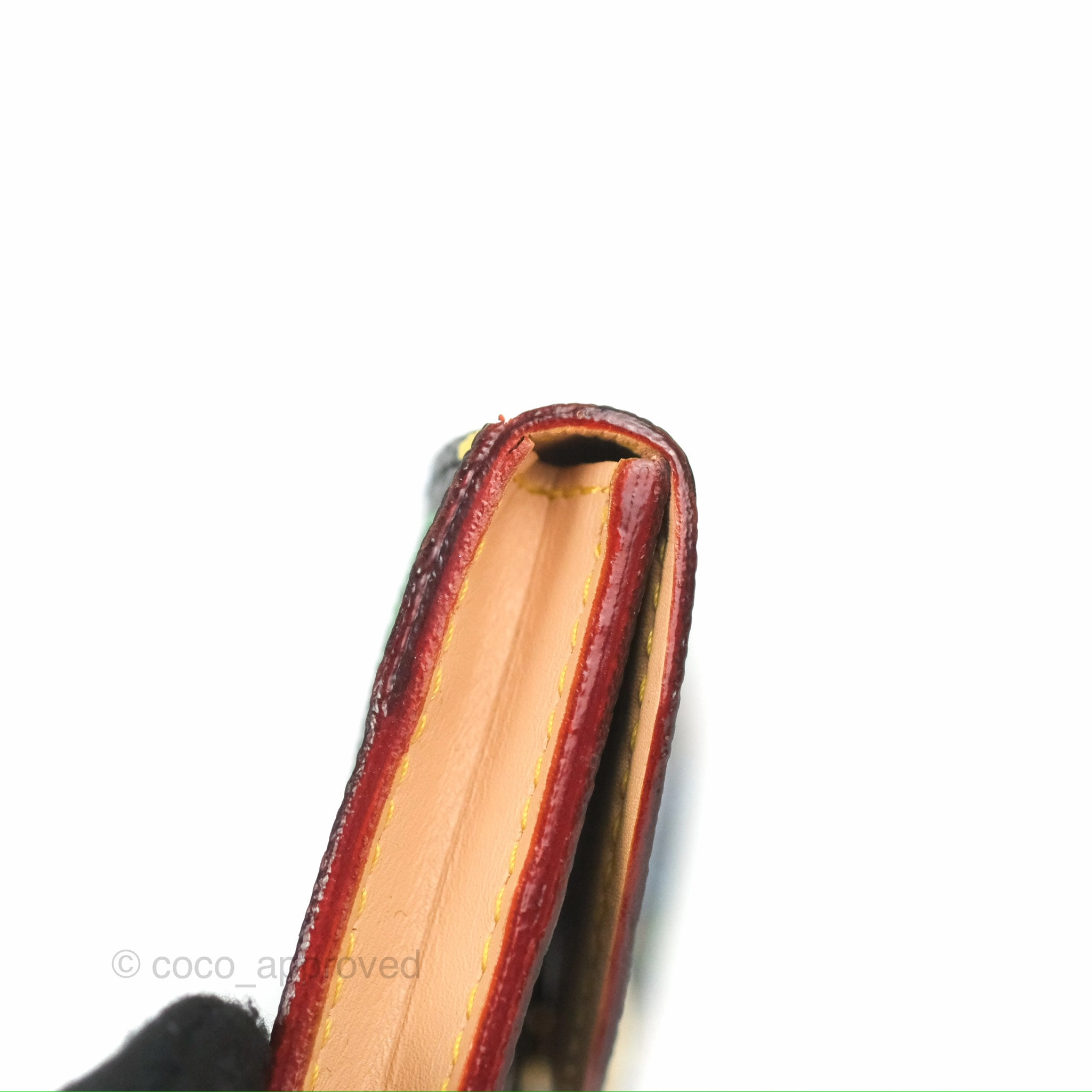 Louis Vuitton Monogram Multicolor Business Card Holder Black