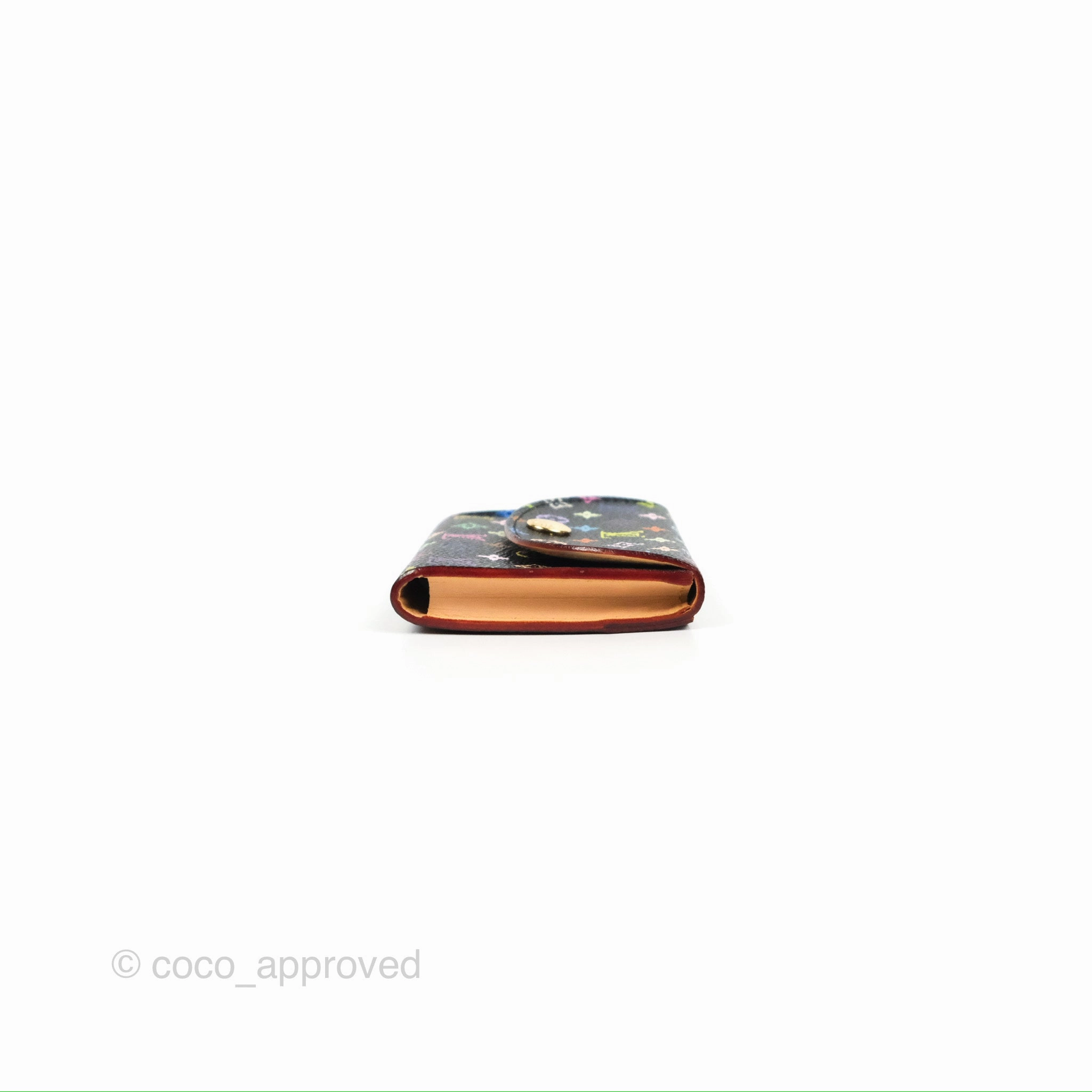 Louis Vuitton Monogram Multicolor Business Card Holder Black