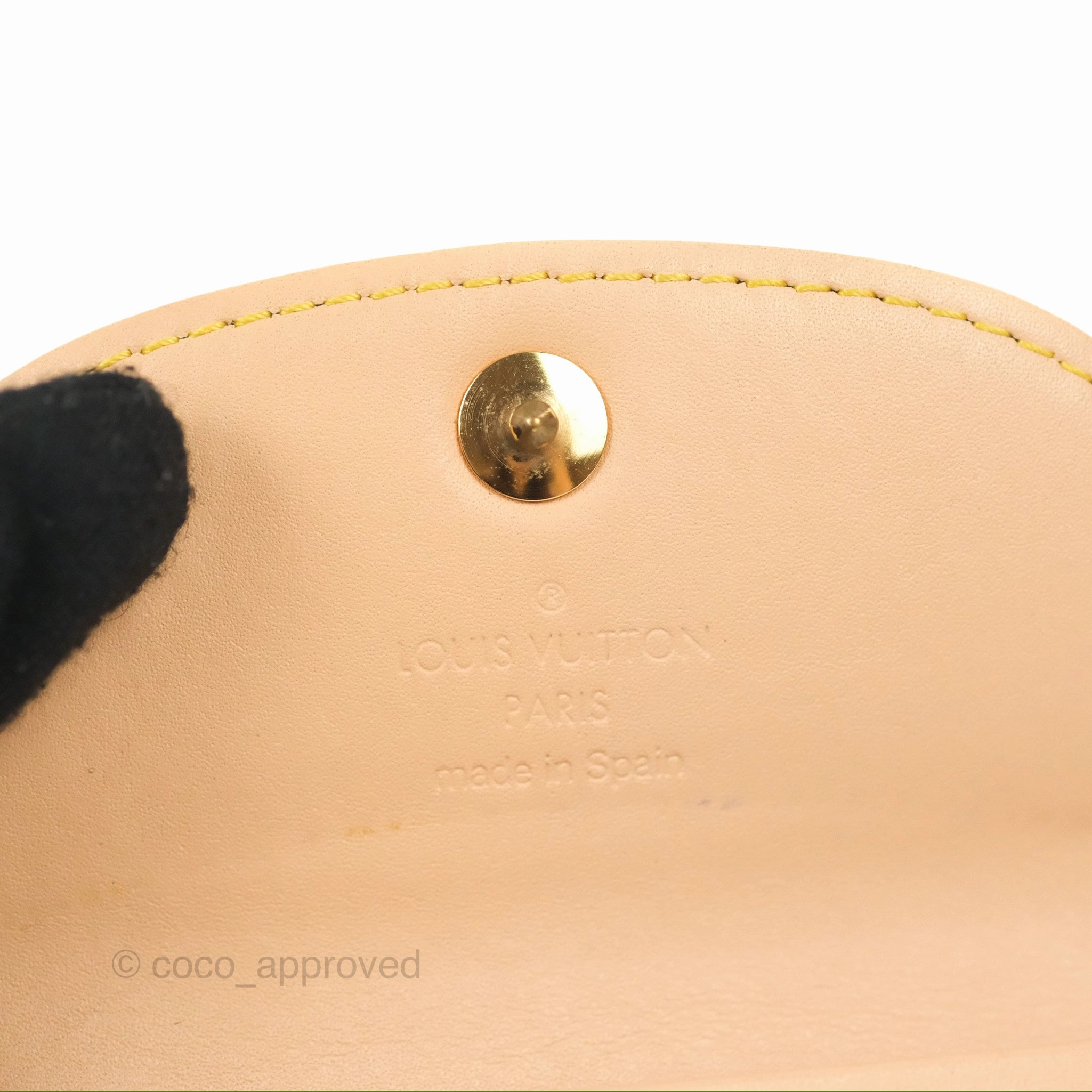 Louis Vuitton Monogram Multicolor Business Card Holder Black
