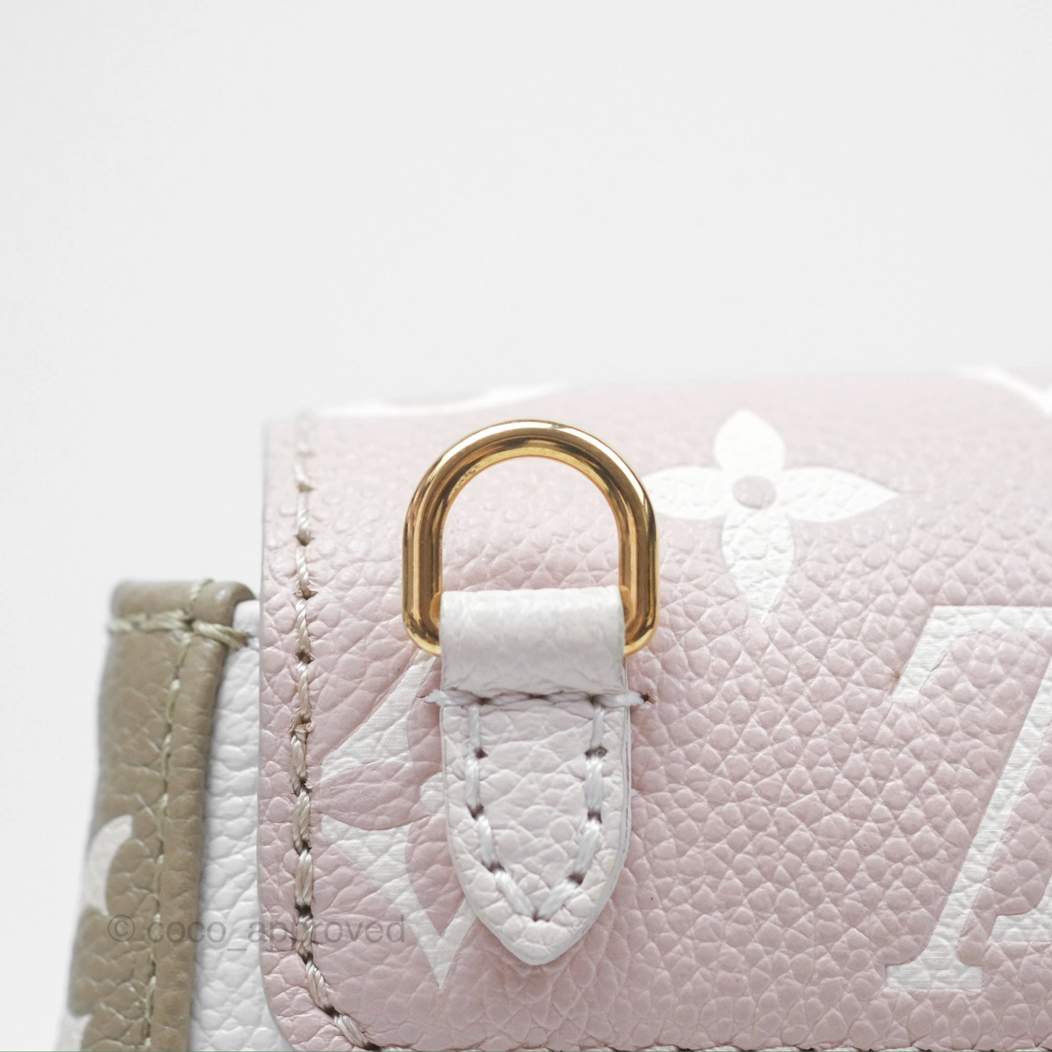 Louis Vuitton Monogram Spring in the City Tiny Backpack Khaki Green/ Beige/ Cream