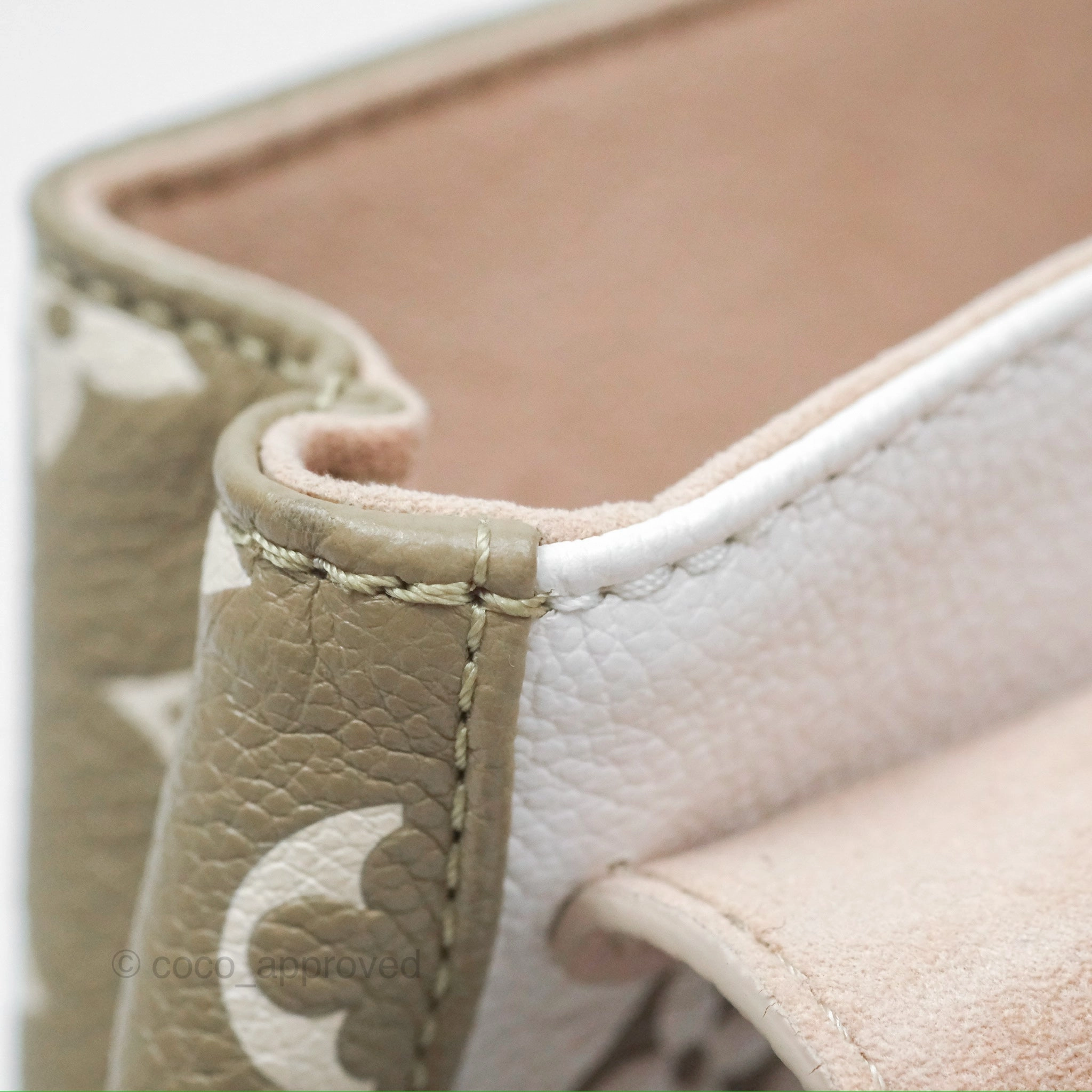 Louis Vuitton Monogram Spring in the City Tiny Backpack Khaki Green/ Beige/ Cream