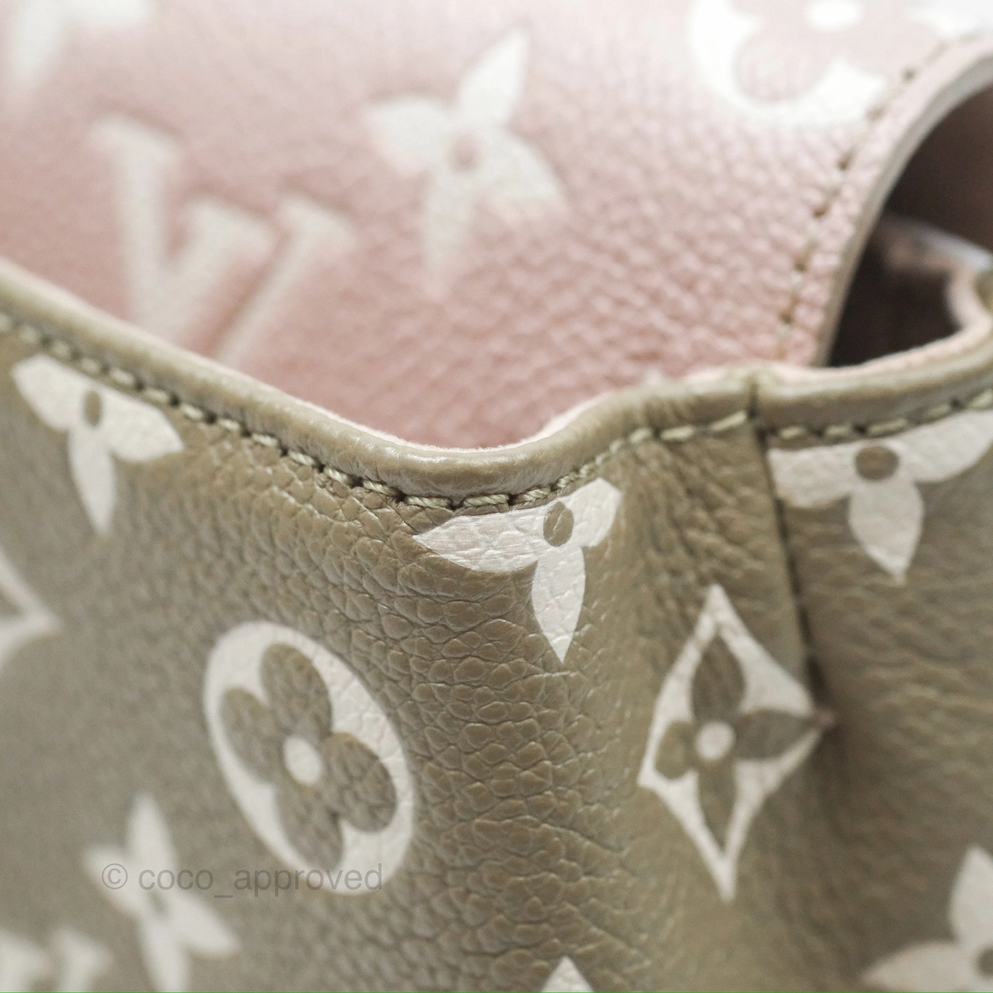Louis Vuitton Monogram Spring in the City Tiny Backpack Khaki Green/ Beige/ Cream