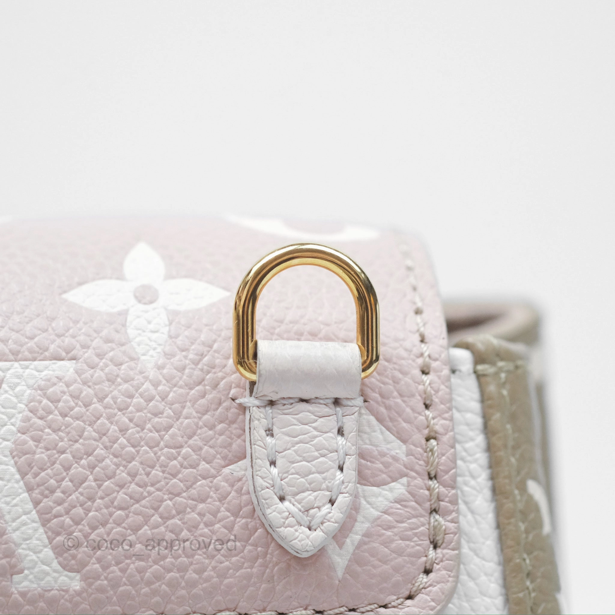 Louis Vuitton Monogram Spring in the City Tiny Backpack Khaki Green/ Beige/ Cream