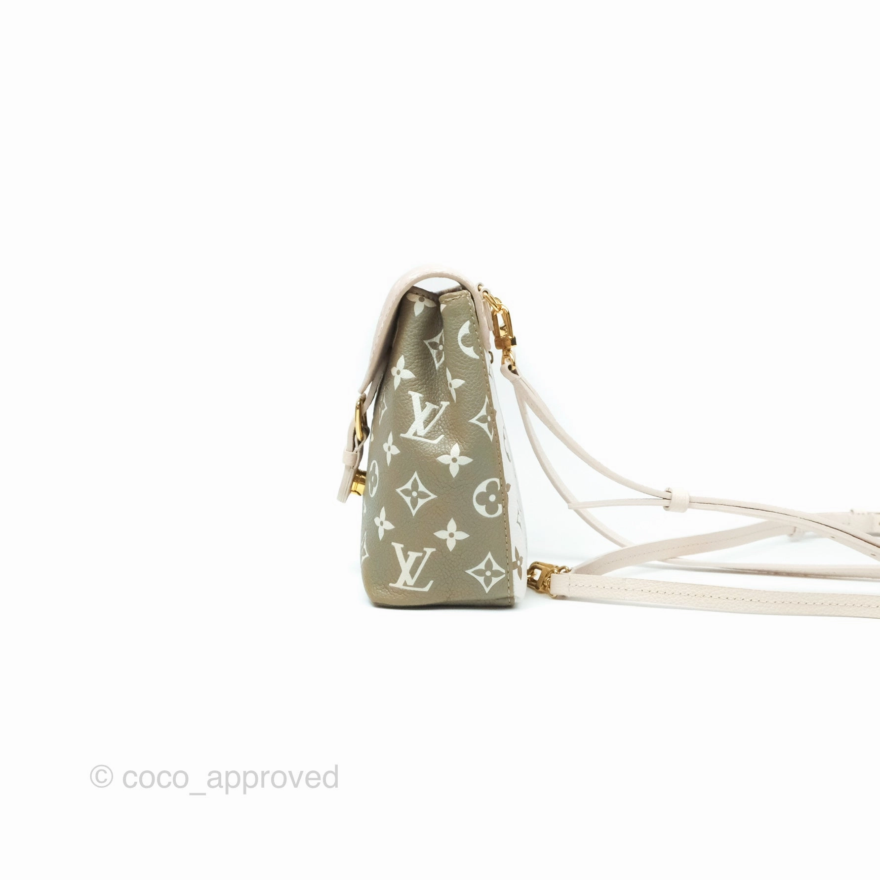 Louis Vuitton Monogram Spring in the City Tiny Backpack Khaki Green/ Beige/ Cream