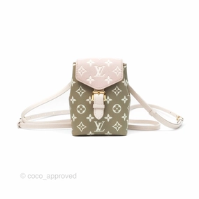 Louis Vuitton Monogram Spring in the City Tiny Backpack Khaki Green/ Beige/ Cream