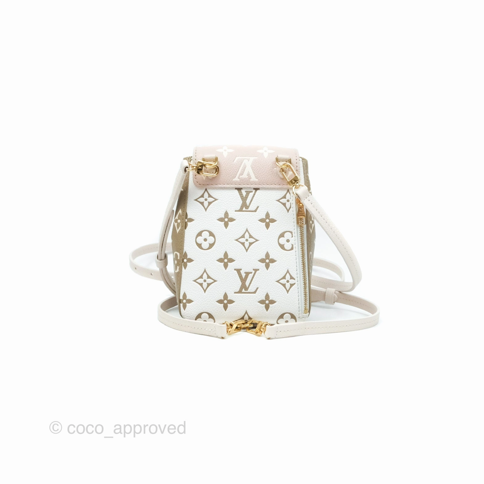 Louis Vuitton Monogram Spring in the City Tiny Backpack Khaki Green/ Beige/ Cream