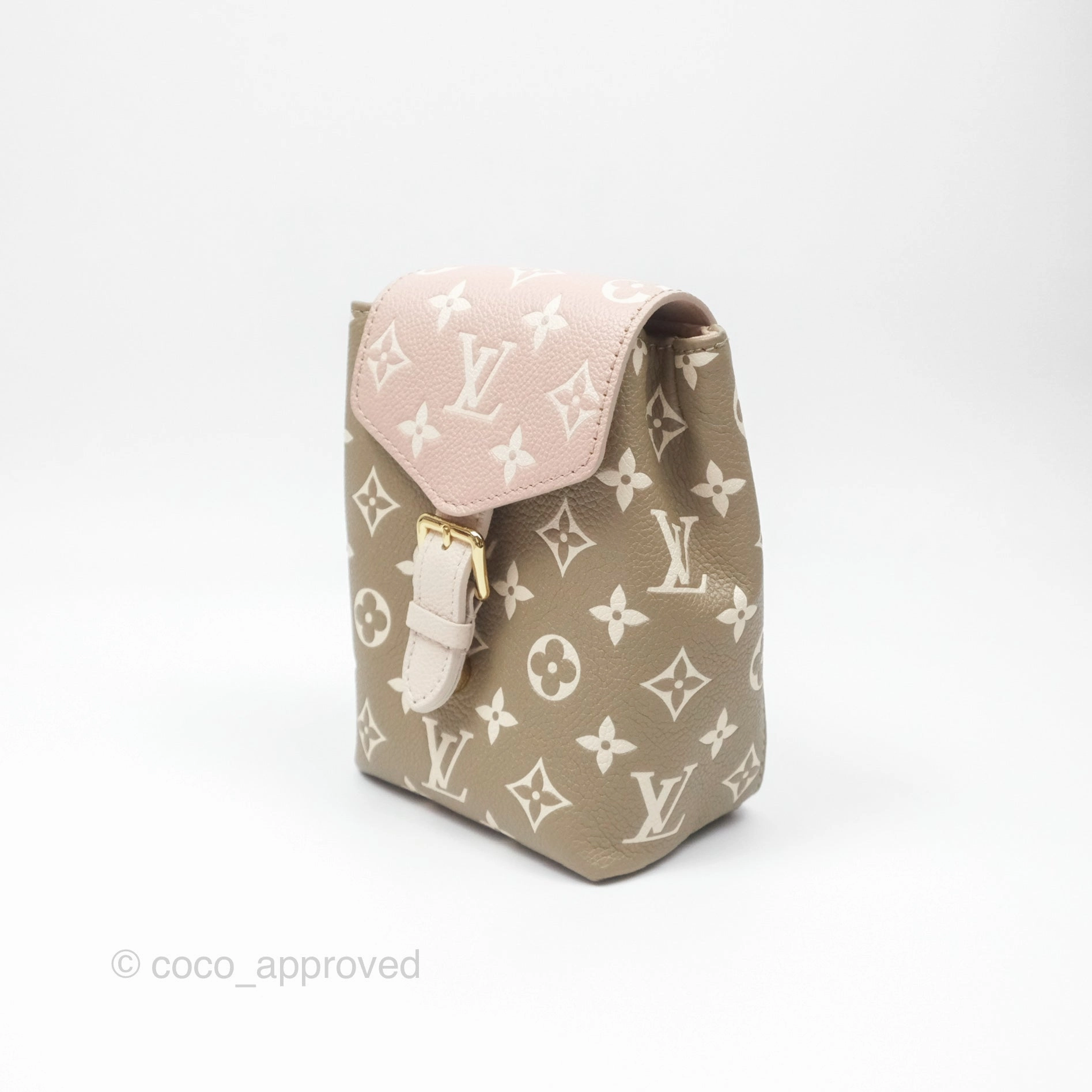Louis Vuitton Monogram Spring in the City Tiny Backpack Khaki Green/ Beige/ Cream