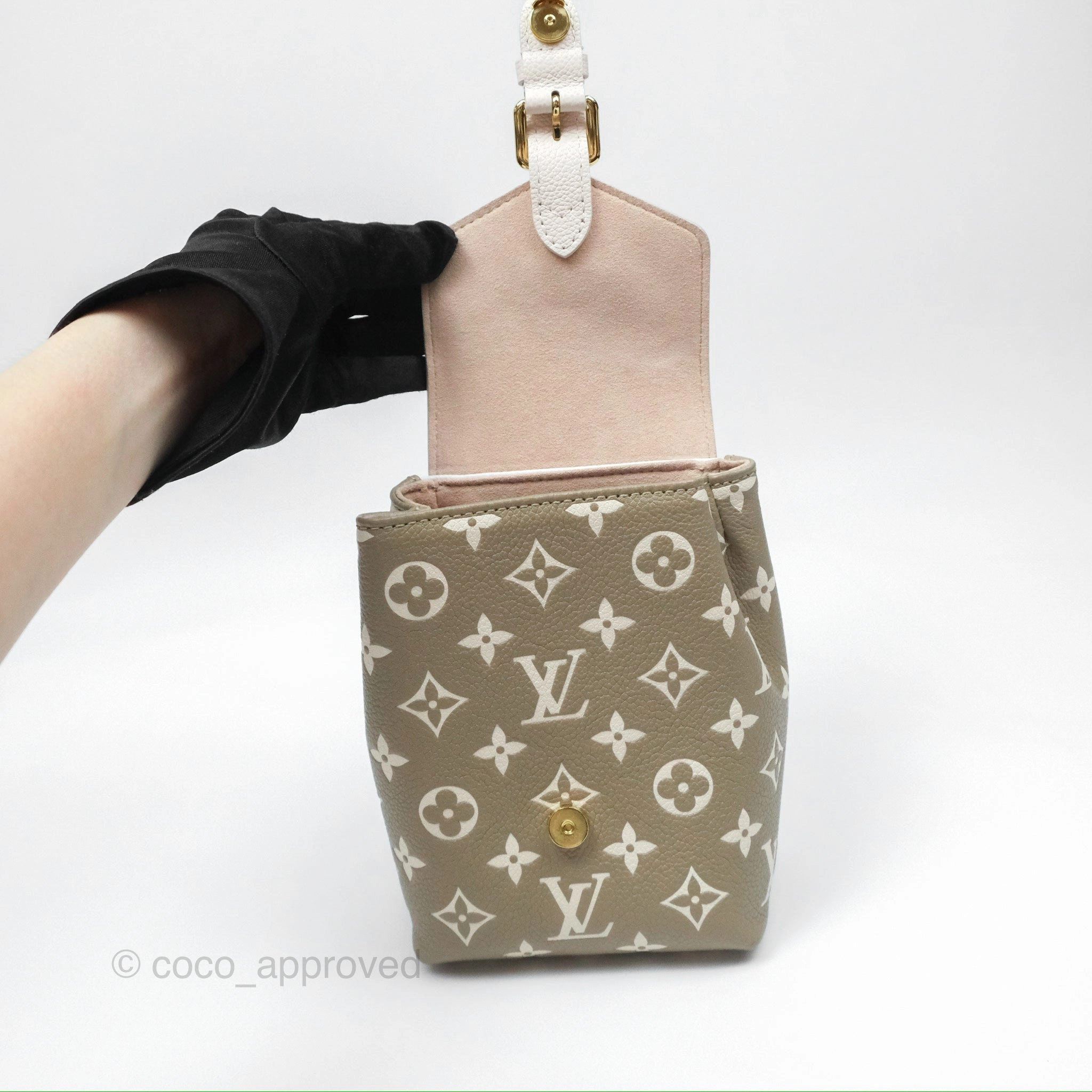 Louis Vuitton Monogram Spring in the City Tiny Backpack Khaki Green/ Beige/ Cream