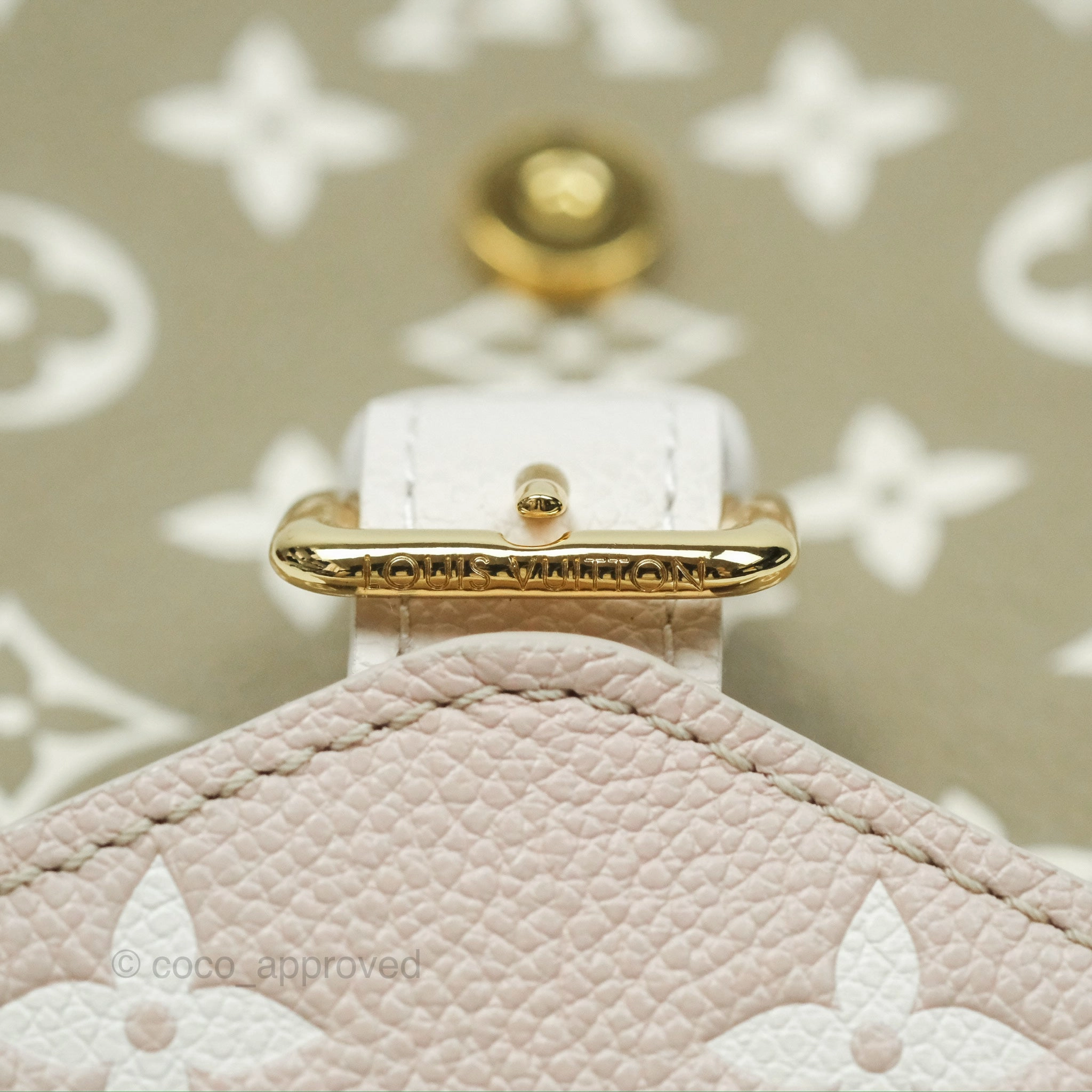 Louis Vuitton Monogram Spring in the City Tiny Backpack Khaki Green/ Beige/ Cream