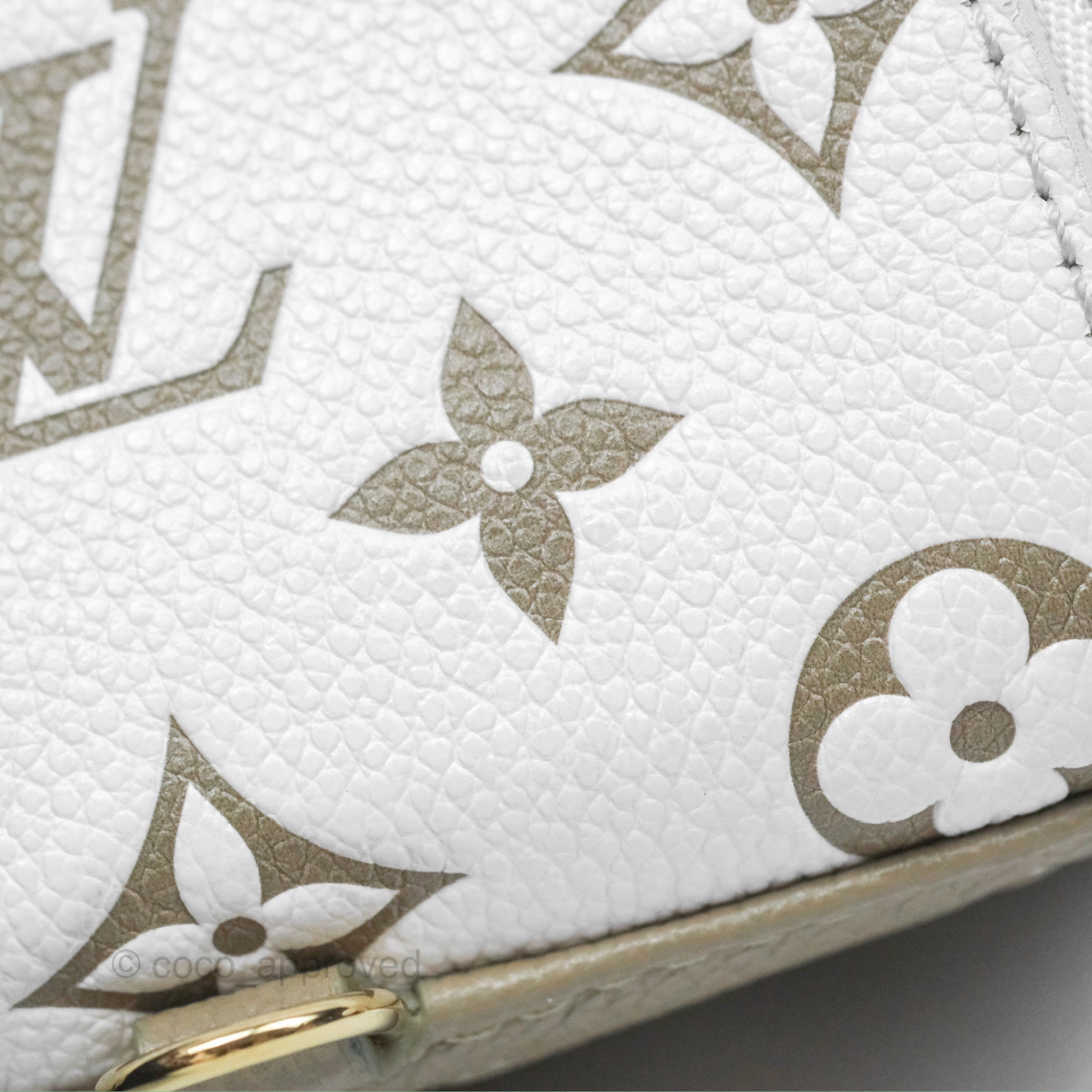 Louis Vuitton Monogram Spring in the City Tiny Backpack Khaki Green/ Beige/ Cream