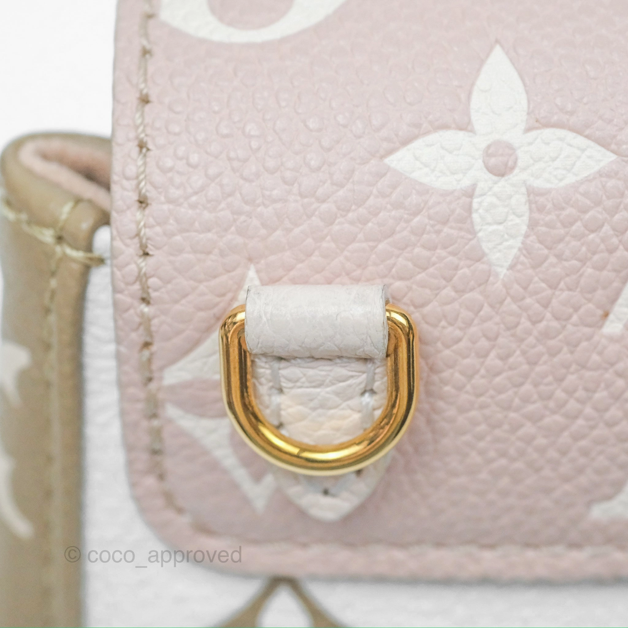 Louis Vuitton Monogram Spring in the City Tiny Backpack Khaki Green/ Beige/ Cream