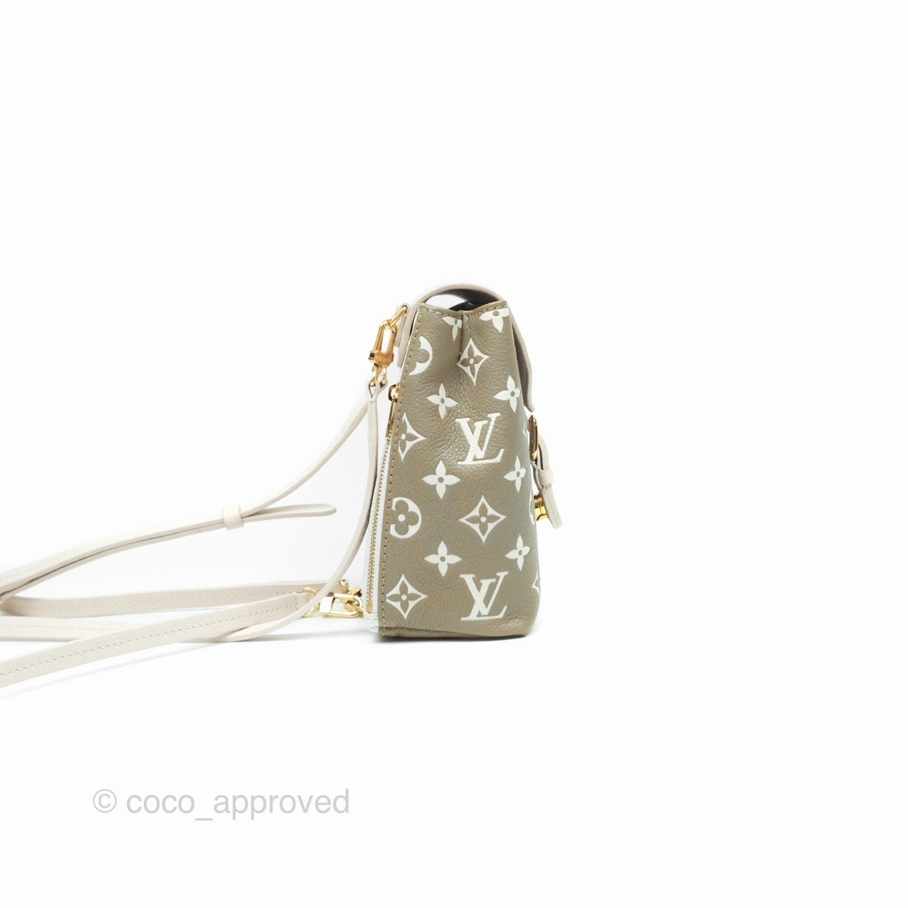 Louis Vuitton Monogram Spring in the City Tiny Backpack Khaki Green/ Beige/ Cream