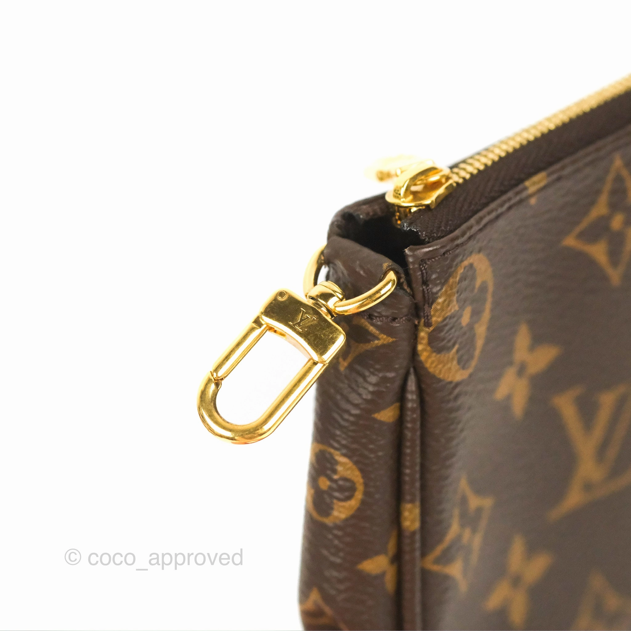 Louis Vuitton Multi Pochette Accessories Pink Monogram Canvas