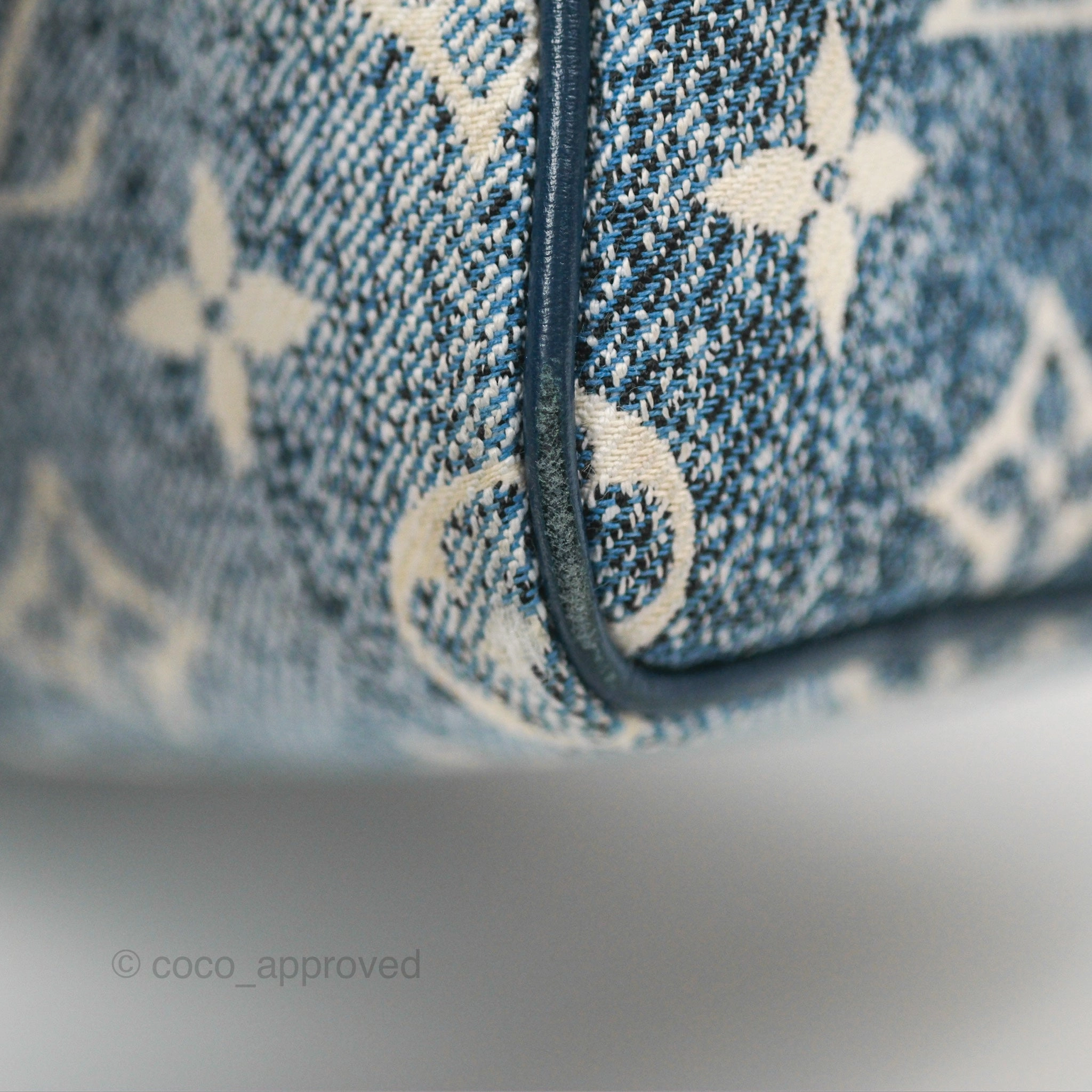 Louis Vuitton Nano Speedy Denim Monogram Blue
