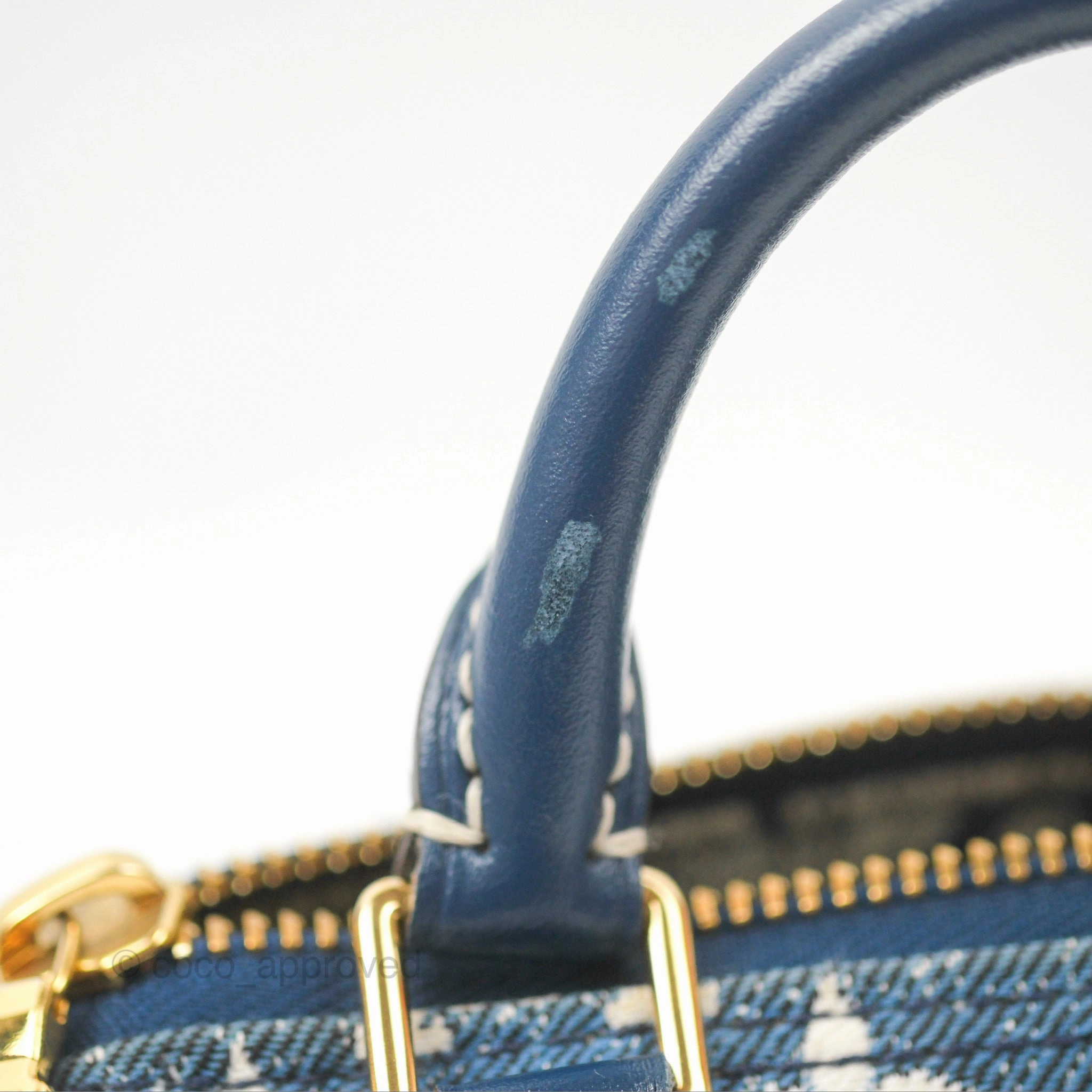 Louis Vuitton Nano Speedy Denim Monogram Blue