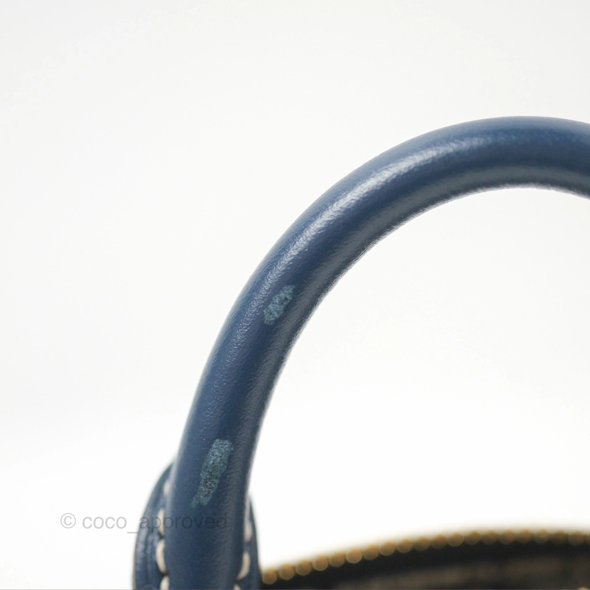 Louis Vuitton Nano Speedy Denim Monogram Blue