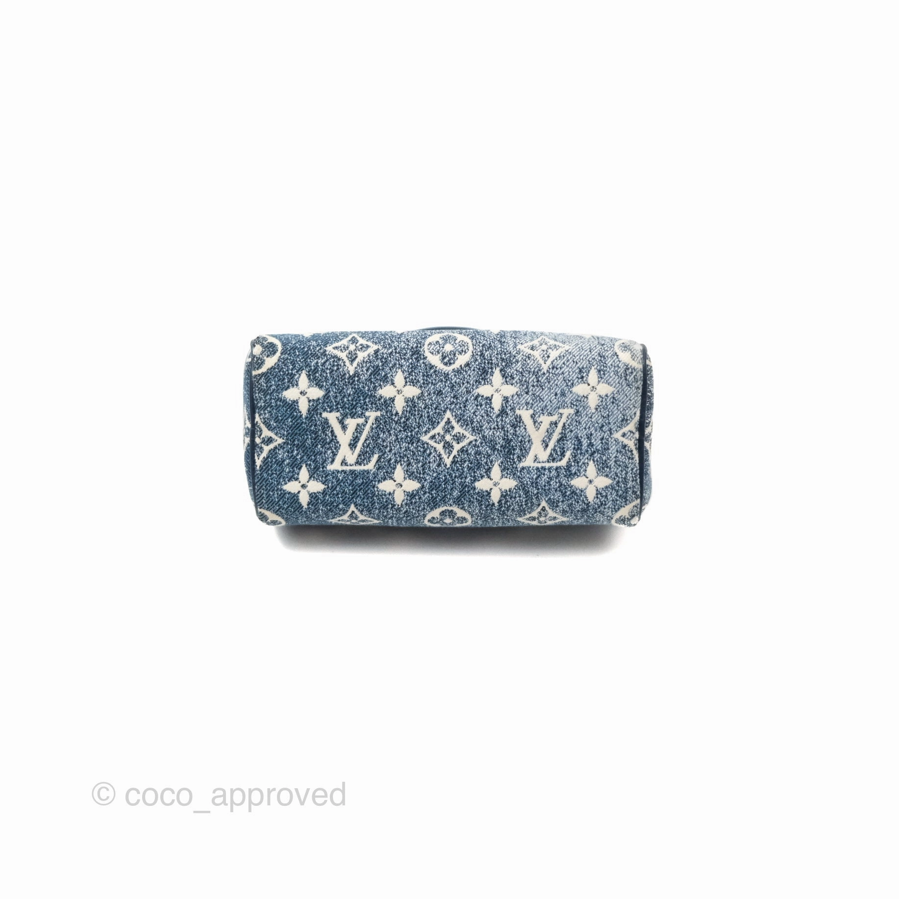 Louis Vuitton Nano Speedy Denim Monogram Blue
