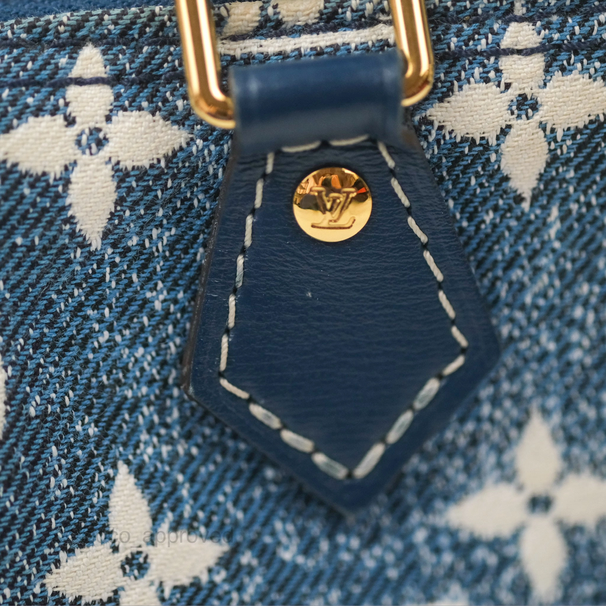 Louis Vuitton Nano Speedy Denim Monogram Blue