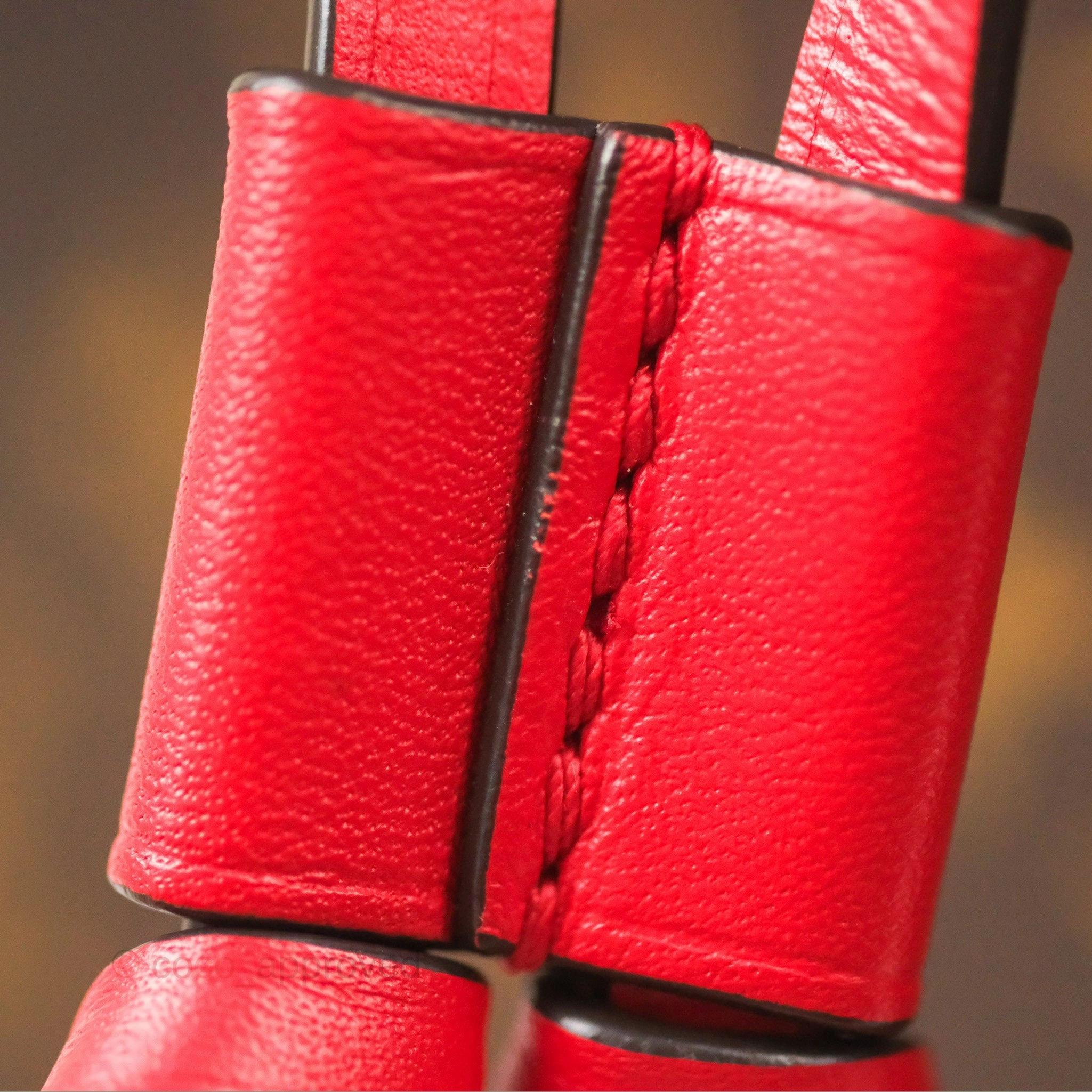 Louis Vuitton Neonoe Bucket Bag MM Monogram Canvas Red