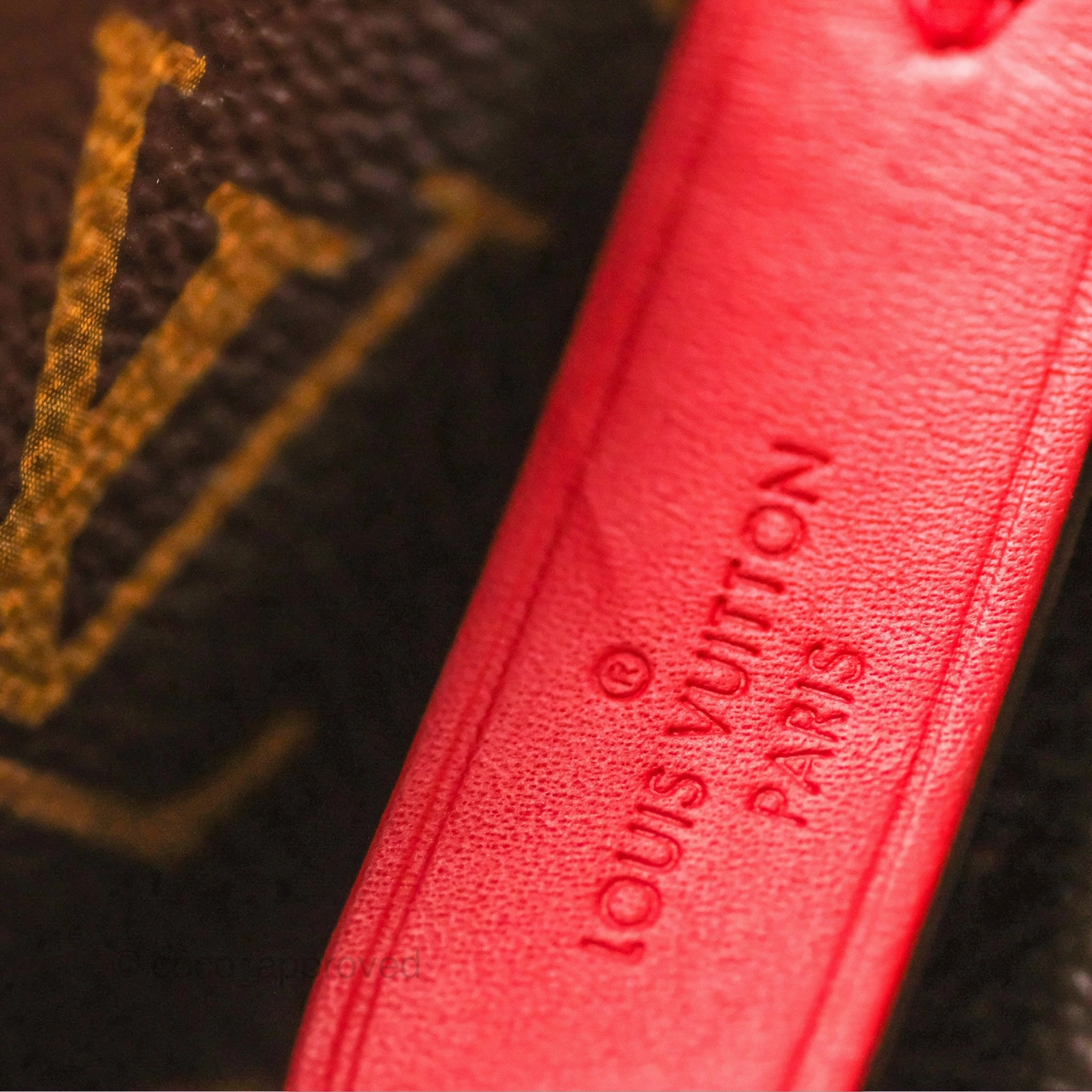 Louis Vuitton Neonoe Bucket Bag MM Monogram Canvas Red