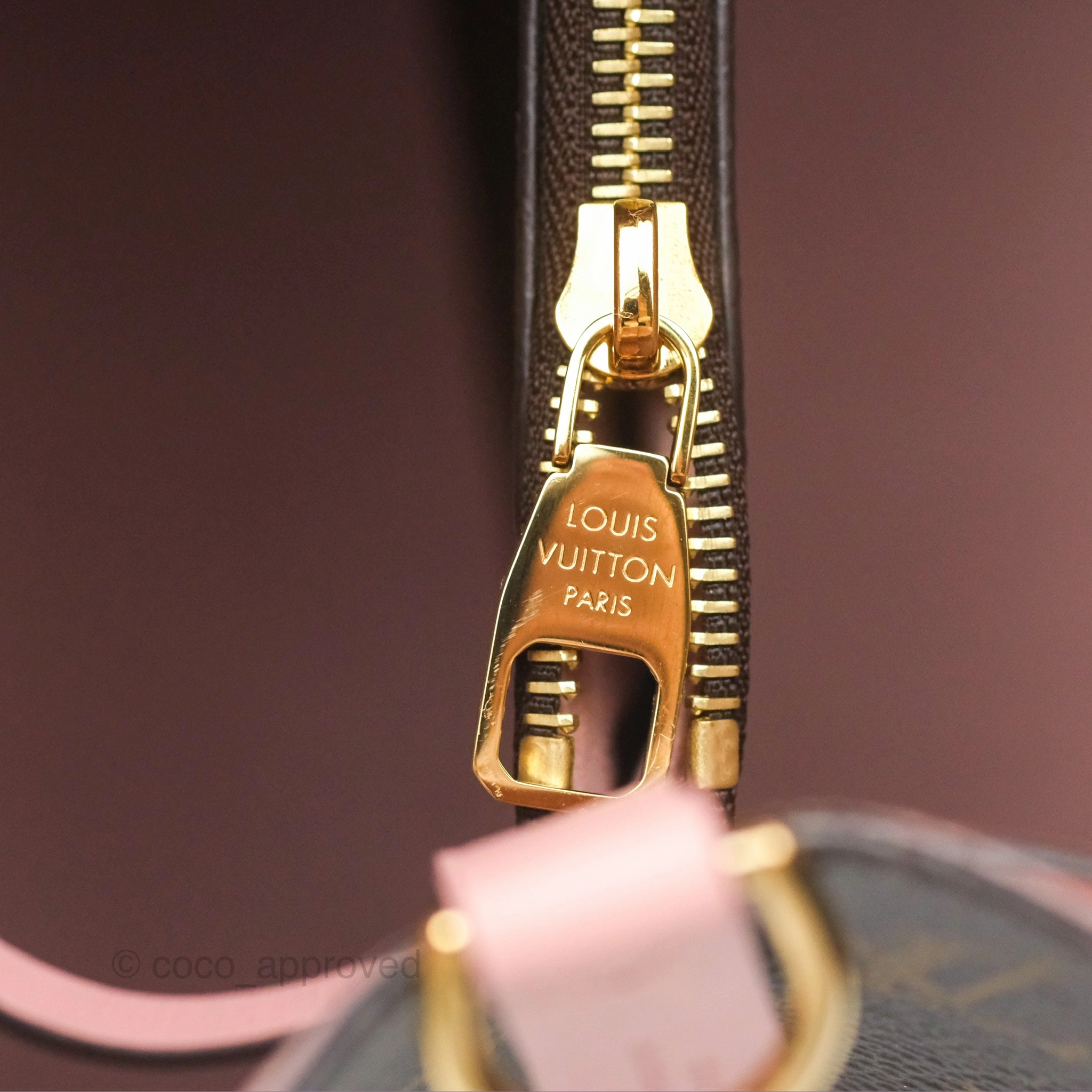 Louis Vuitton Neonoe Bucket Bag MM Monogram Canvas Rose Poudre