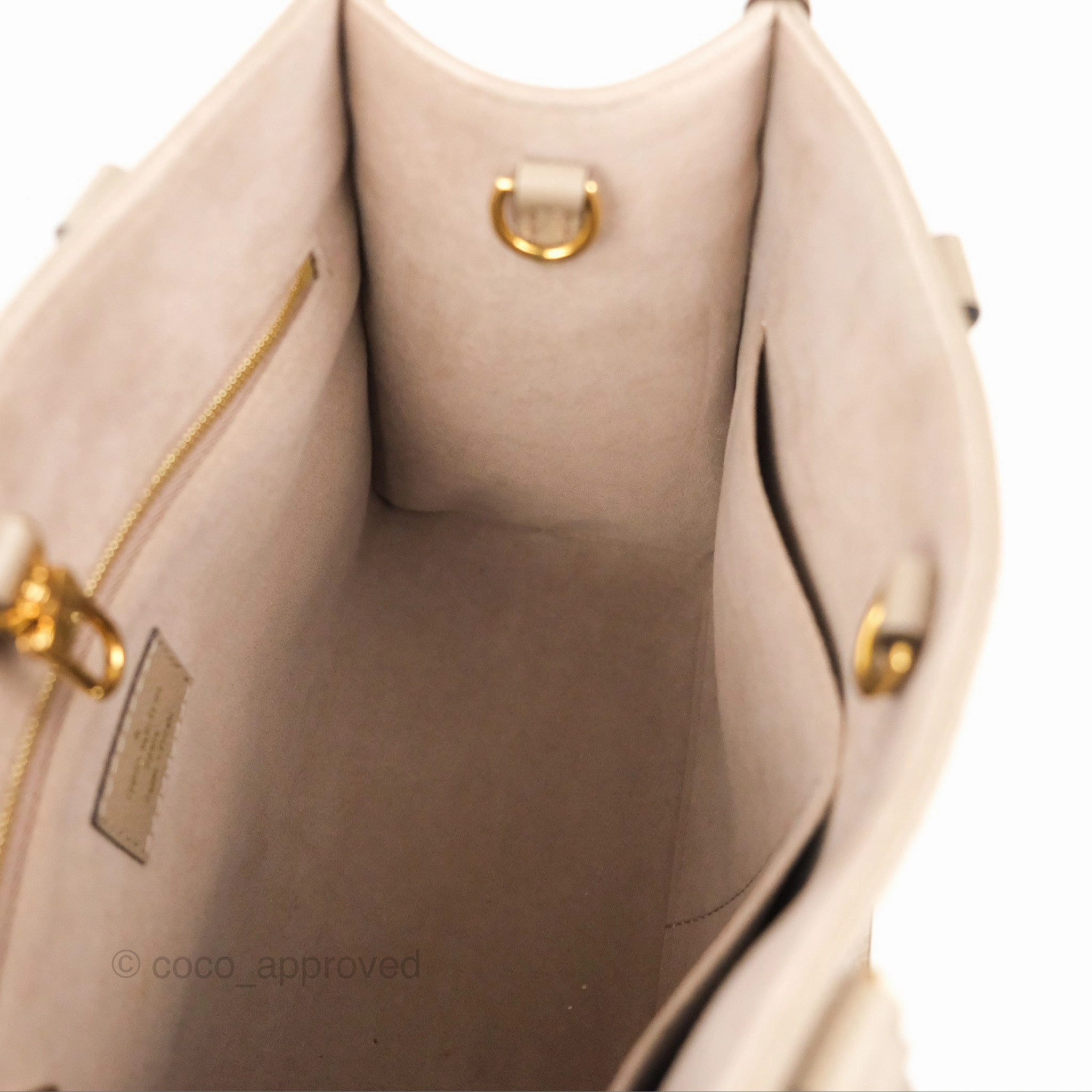 Louis Vuitton OnTheGo PM Monogram Empreinte Dove/Cream