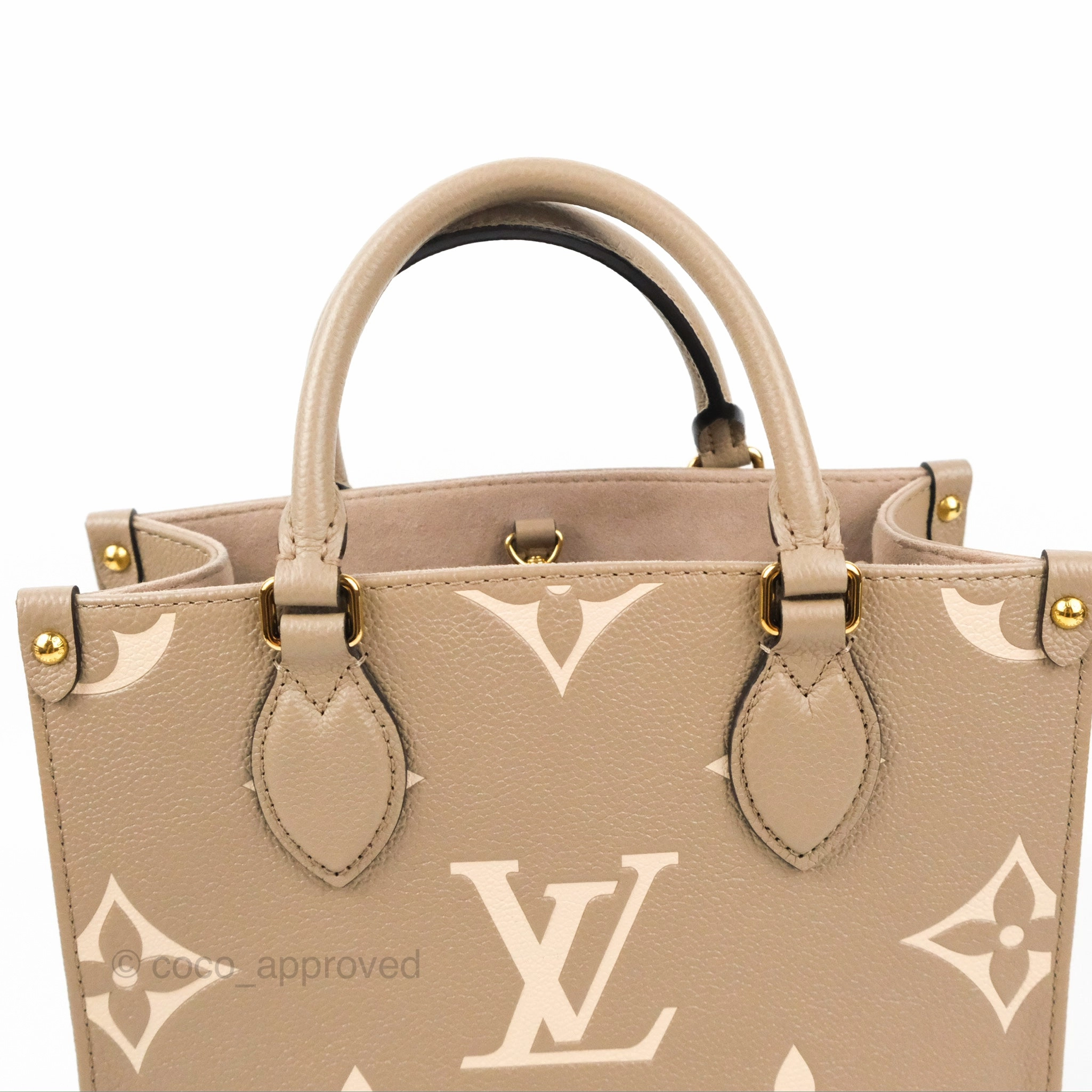 Louis Vuitton OnTheGo PM Monogram Empreinte Dove/Cream