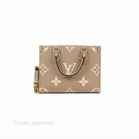 Louis Vuitton OnTheGo PM Monogram Empreinte Dove/Cream