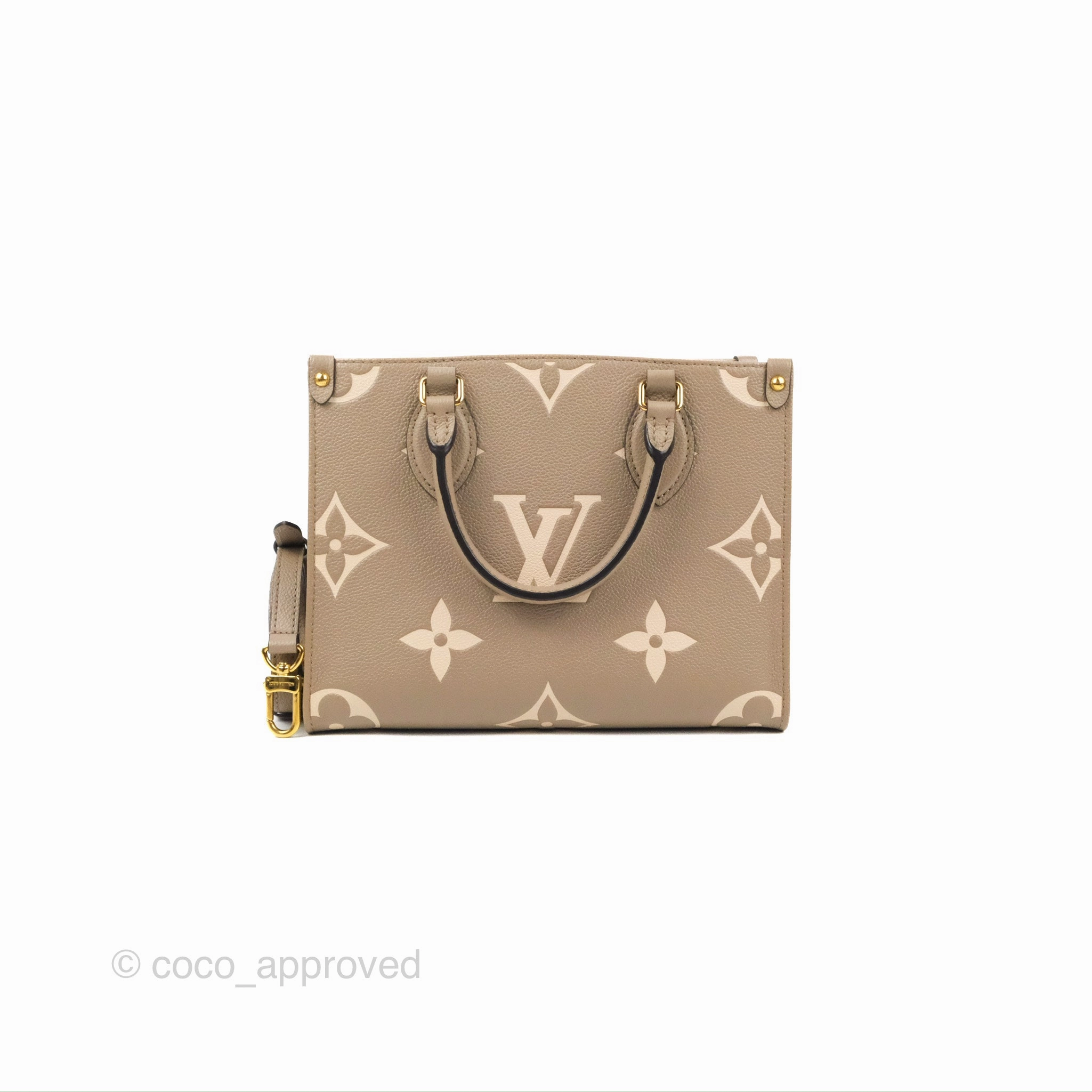 Louis Vuitton OnTheGo PM Monogram Empreinte Dove/Cream