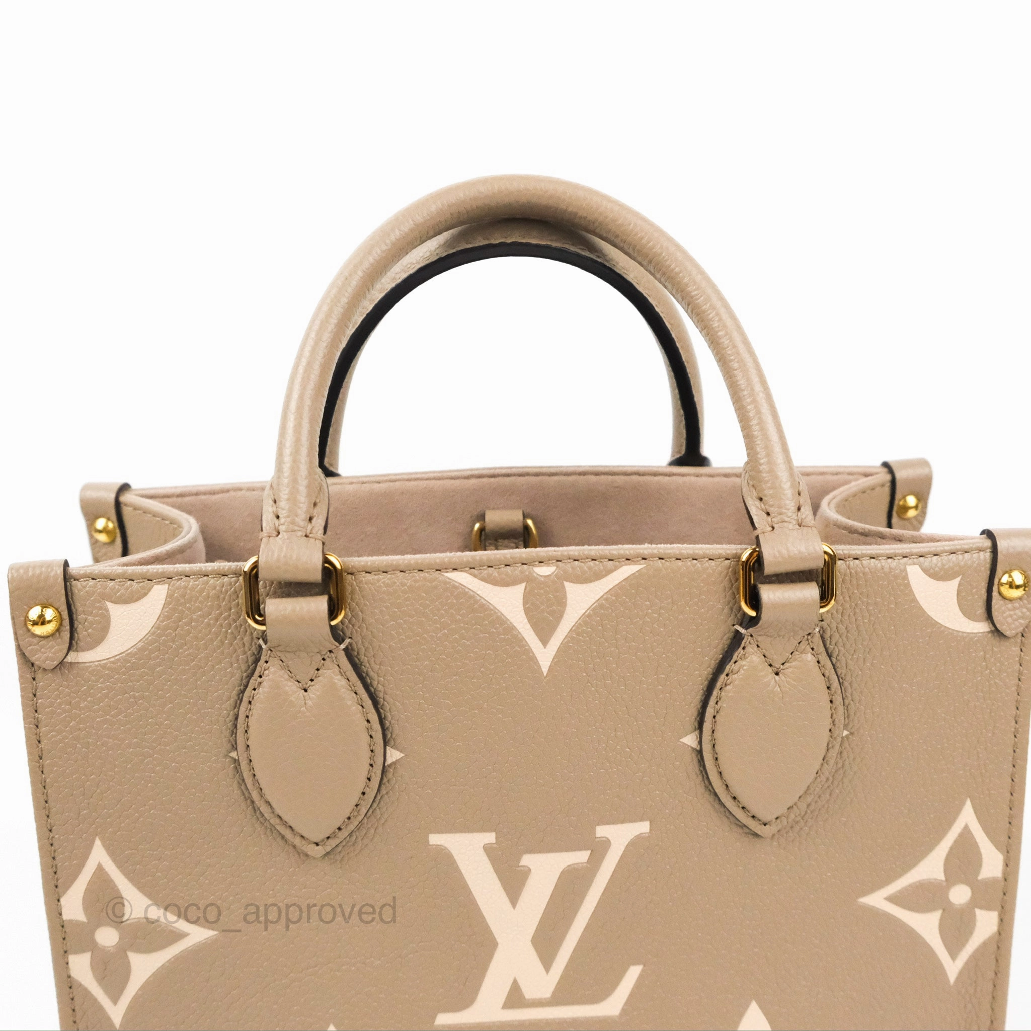 Louis Vuitton OnTheGo PM Monogram Empreinte Dove/Cream