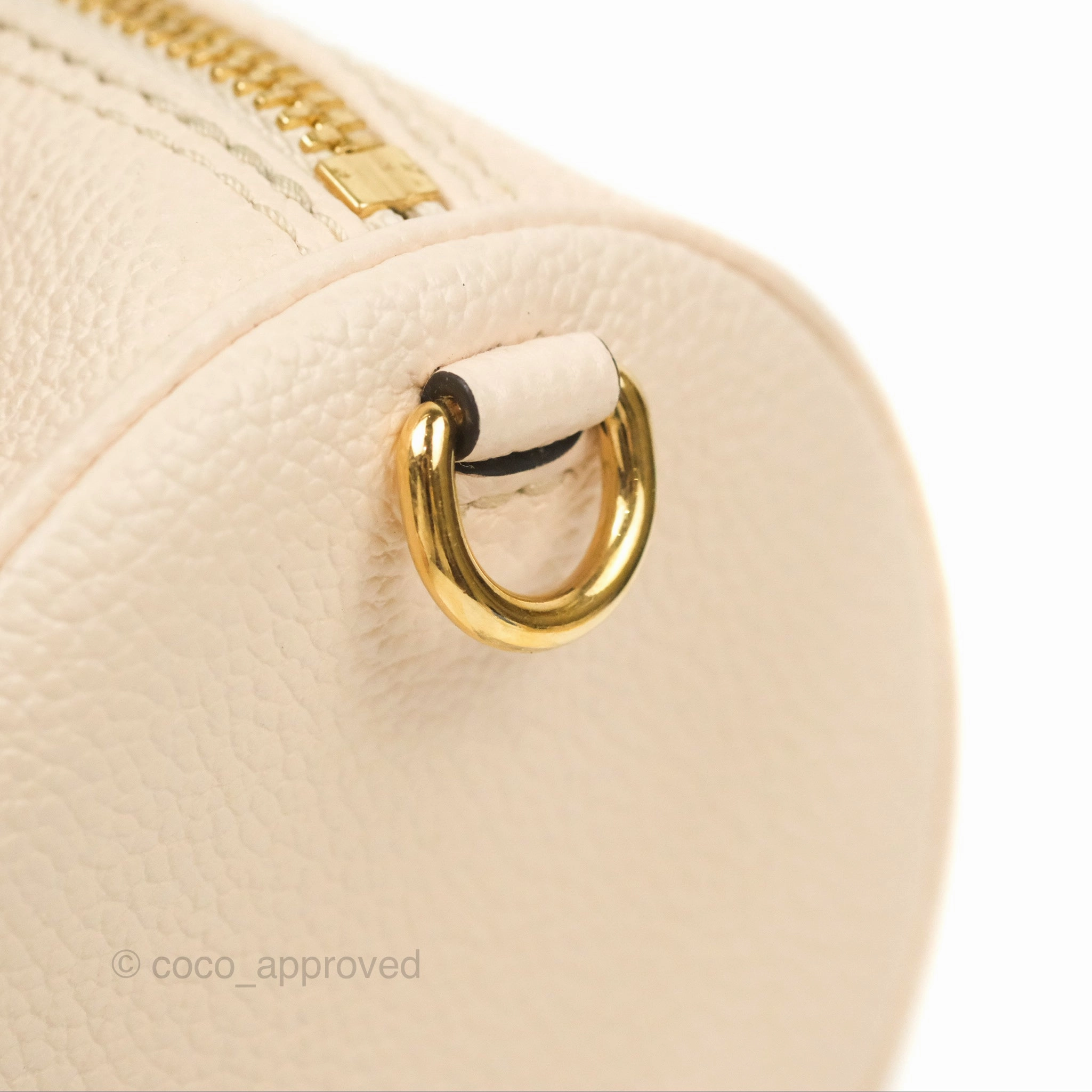 Louis Vuitton Papillon BB Giant By The Pool Empreinte Monogram Cream Saffron