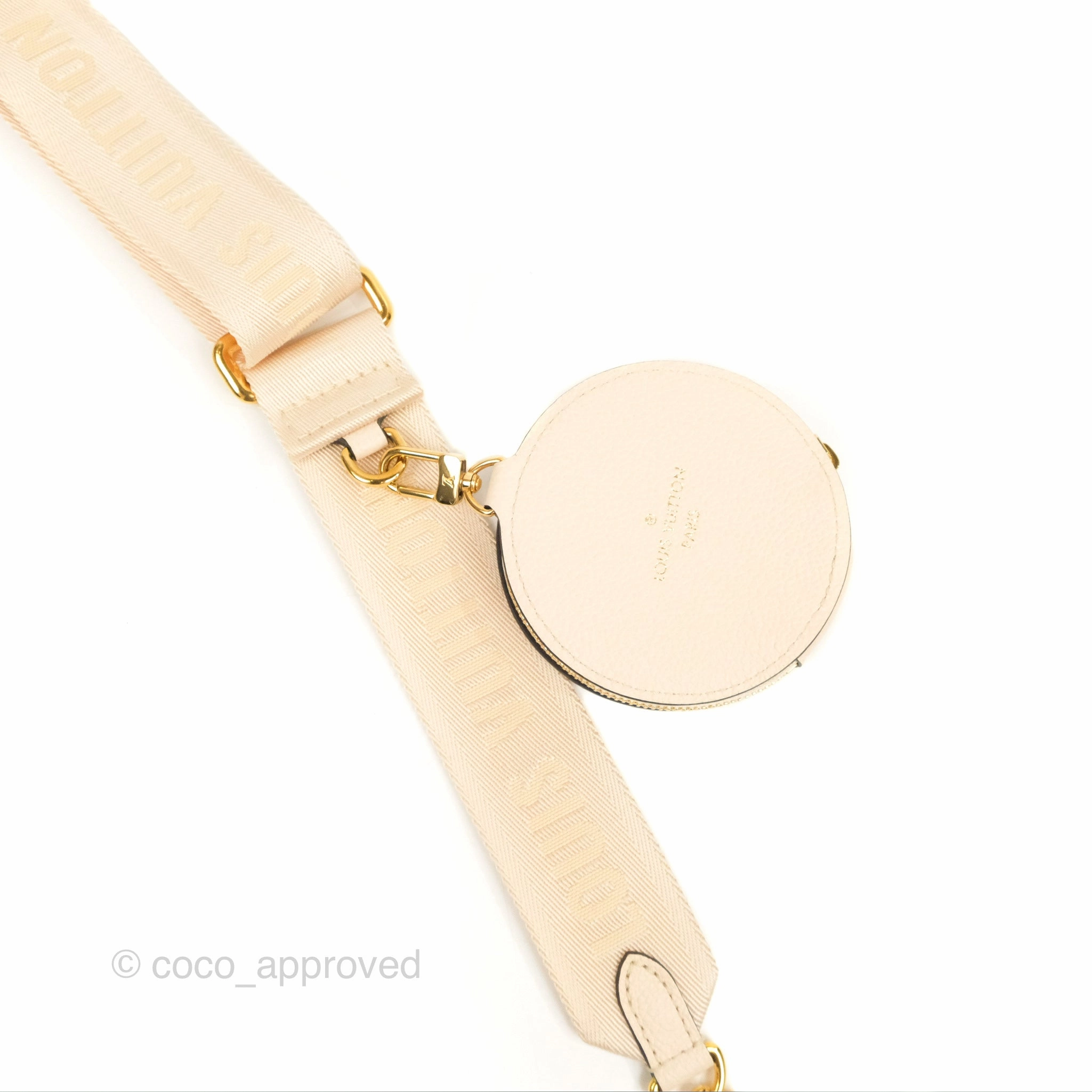Louis Vuitton Papillon BB Giant By The Pool Empreinte Monogram Cream Saffron
