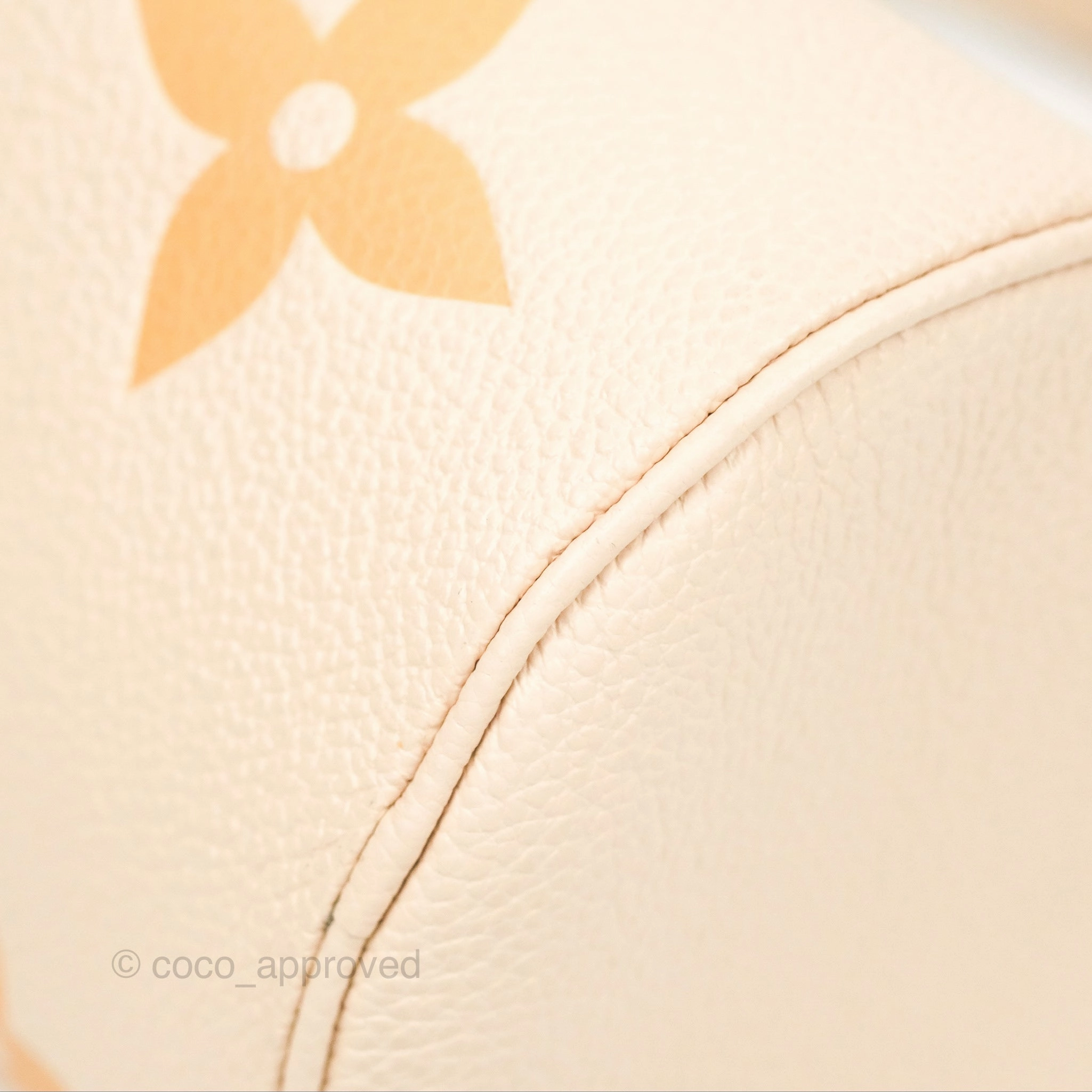 Louis Vuitton Papillon BB Giant By The Pool Empreinte Monogram Cream Saffron