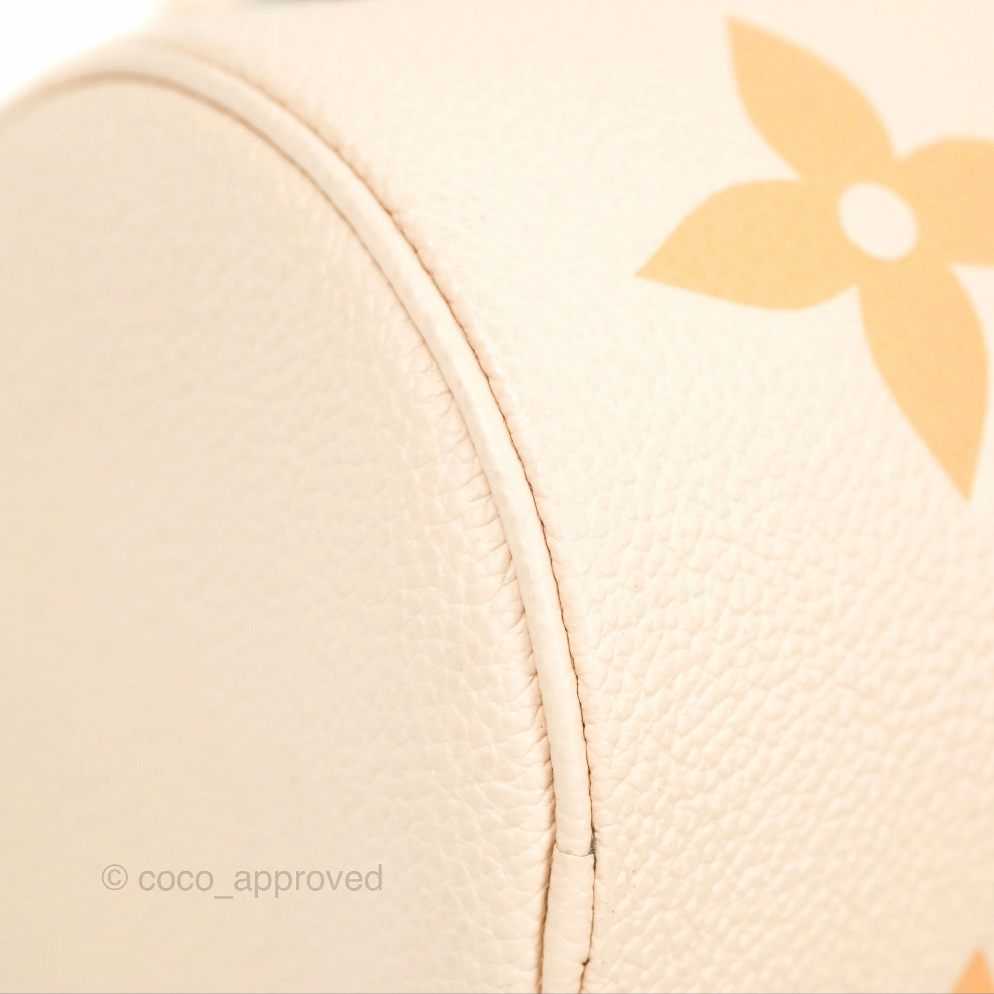 Louis Vuitton Papillon BB Giant By The Pool Empreinte Monogram Cream Saffron