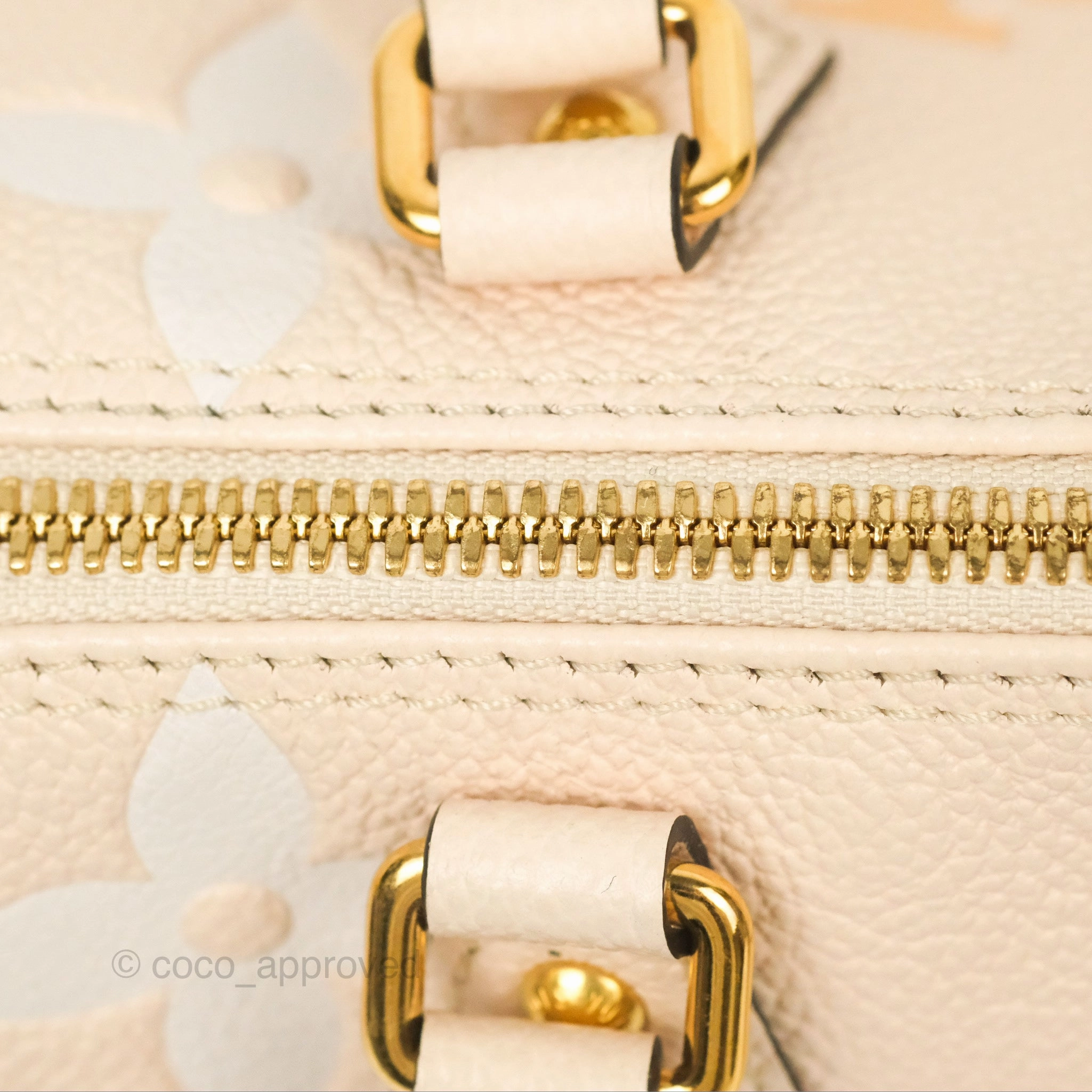Louis Vuitton Papillon BB Giant By The Pool Empreinte Monogram Cream Saffron
