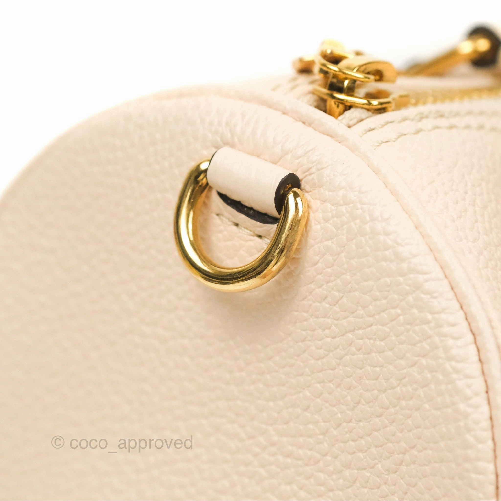 Louis Vuitton Papillon BB Giant By The Pool Empreinte Monogram Cream Saffron