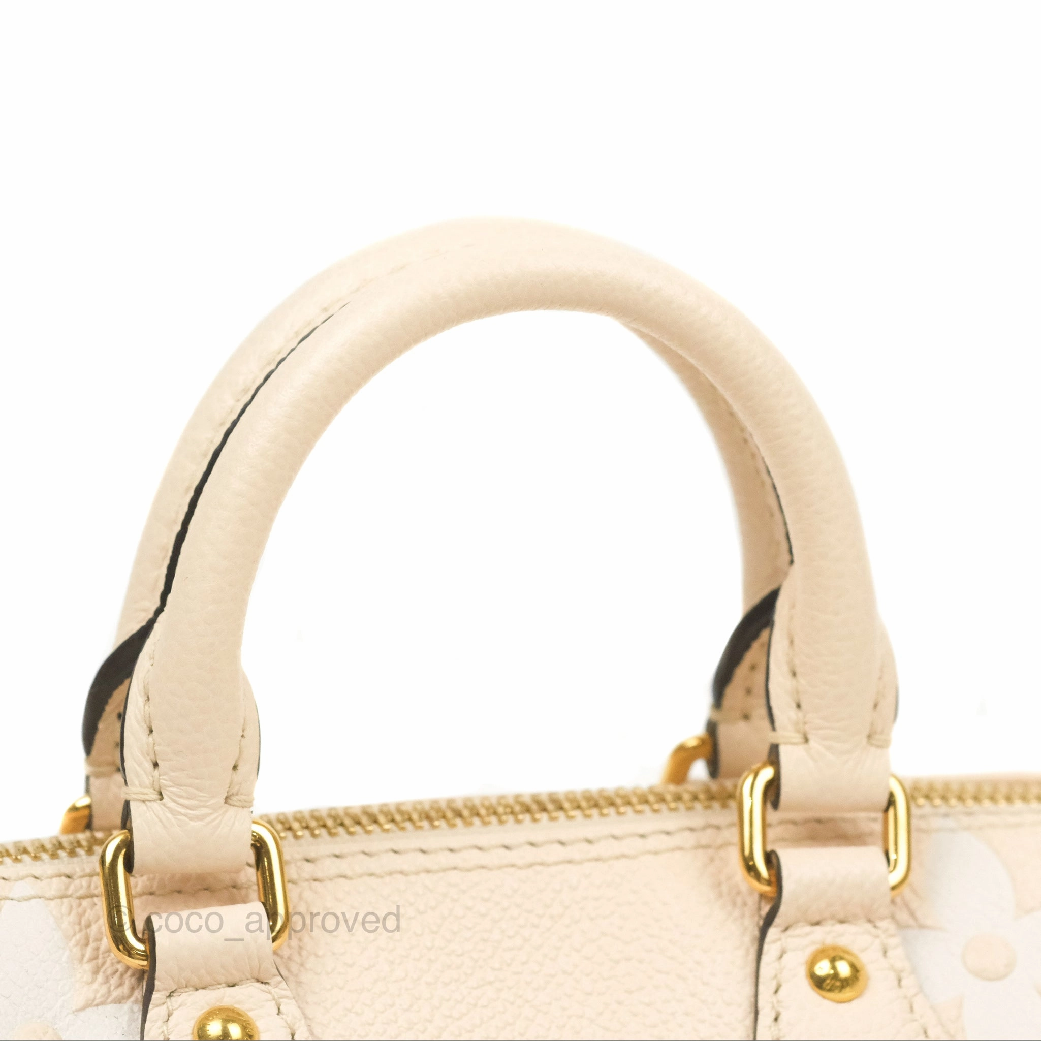 Louis Vuitton Papillon BB Giant By The Pool Empreinte Monogram Cream Saffron