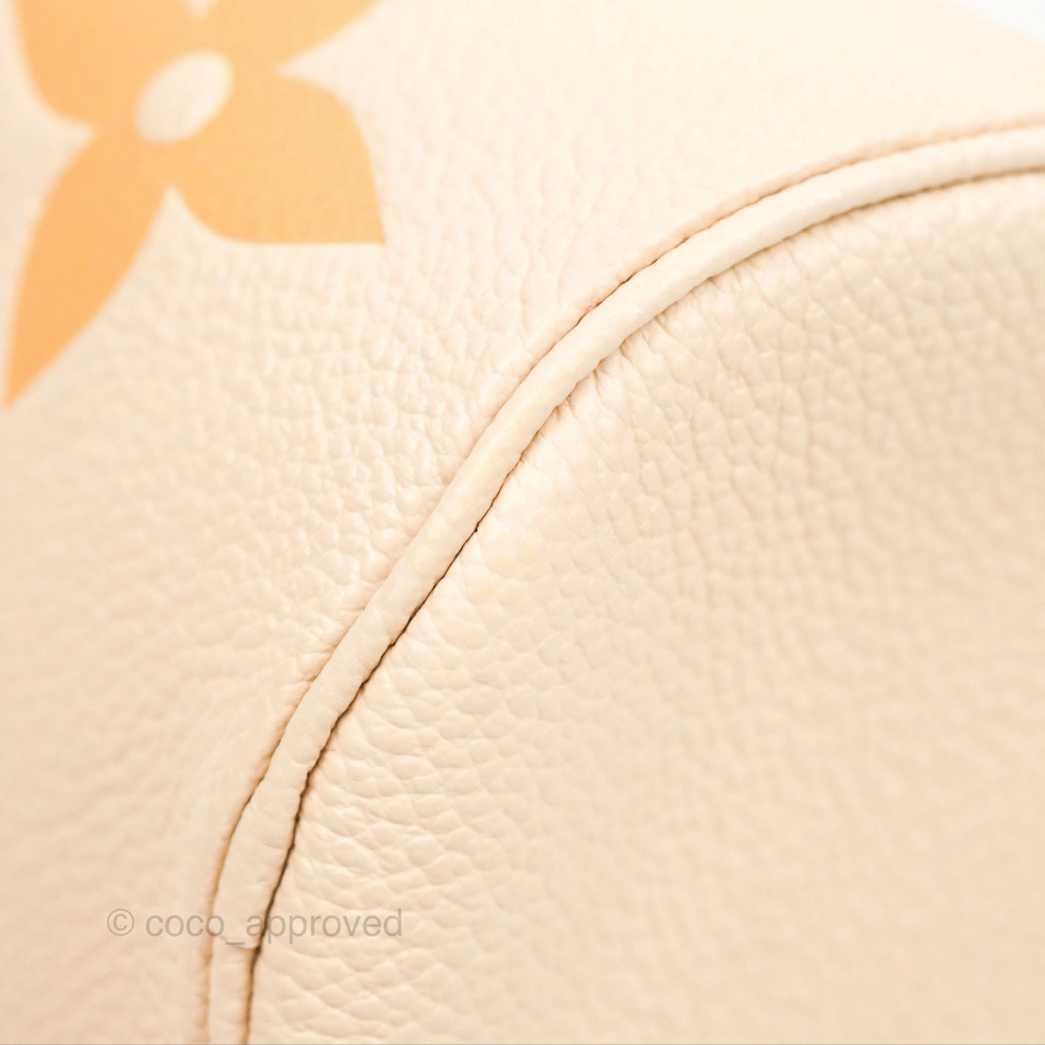 Louis Vuitton Papillon BB Giant By The Pool Empreinte Monogram Cream Saffron