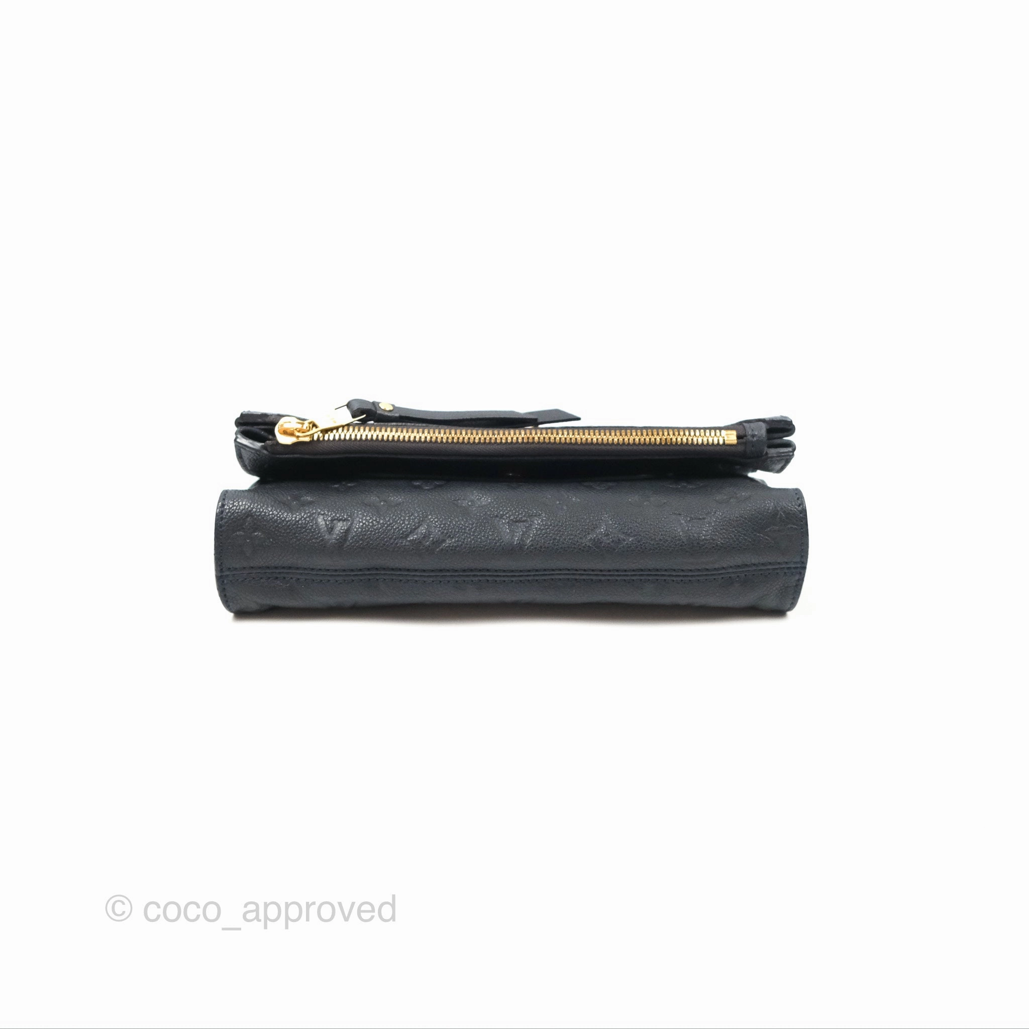 Louis Vuitton Petillante Clutch Empreinte Infini Navy
