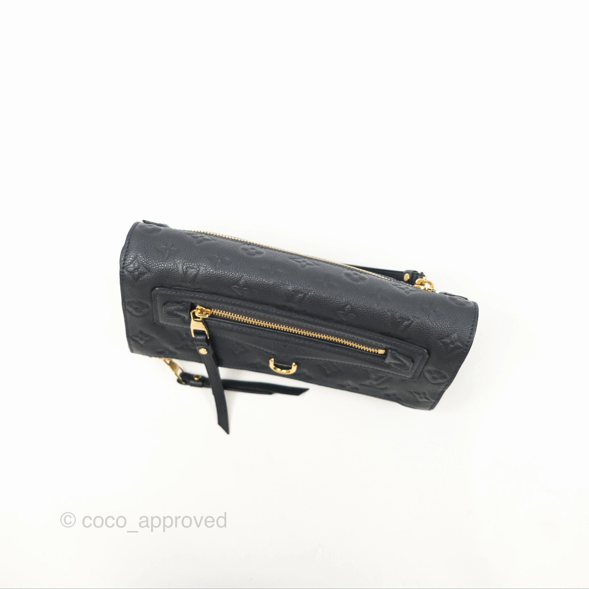 Louis Vuitton Petillante Clutch Empreinte Infini Navy