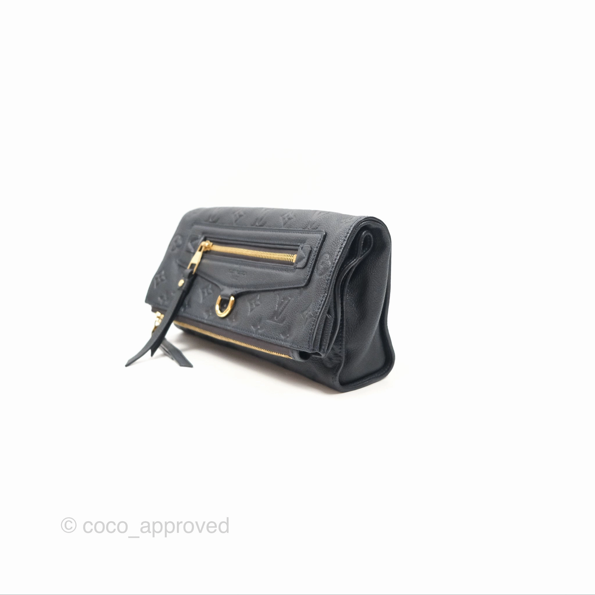 Louis Vuitton Petillante Clutch Empreinte Infini Navy