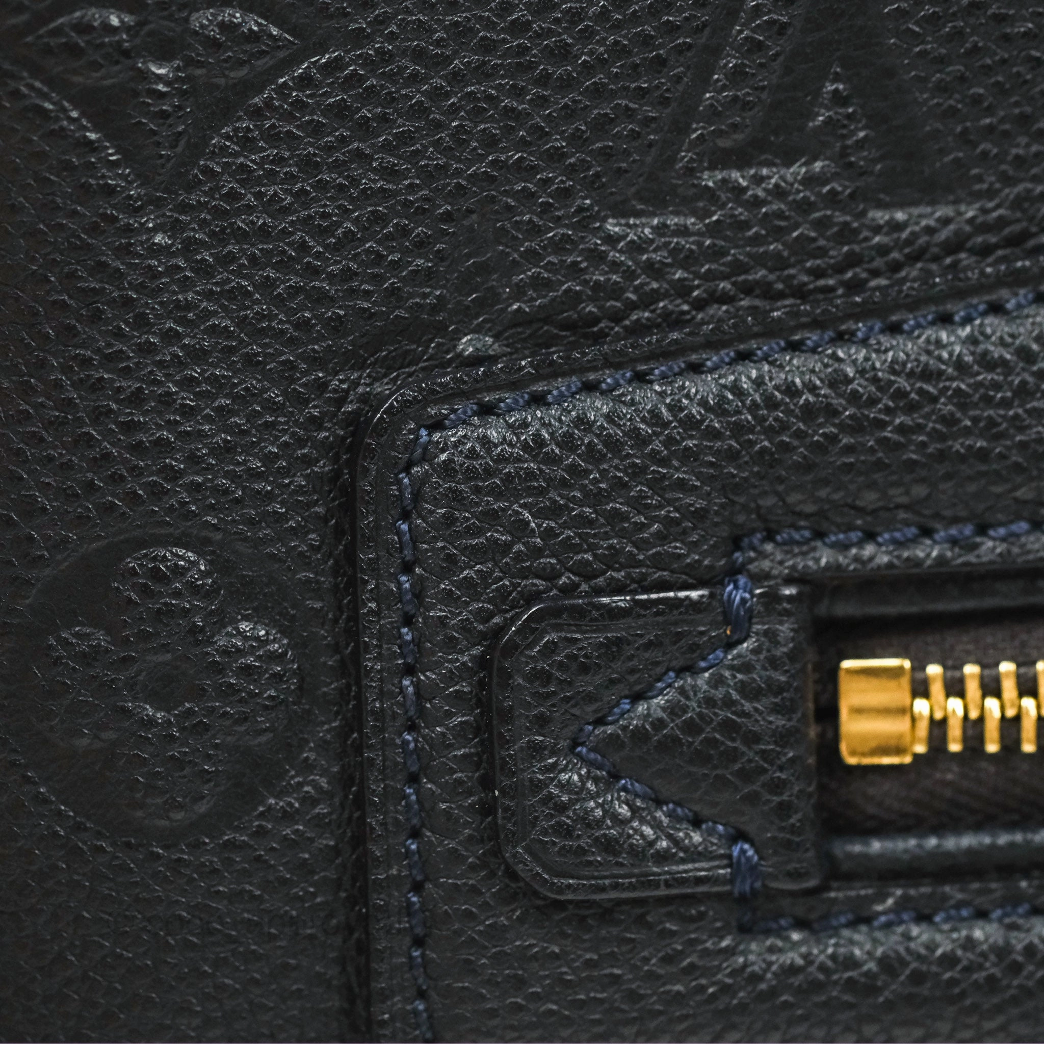 Louis Vuitton Petillante Clutch Empreinte Infini Navy