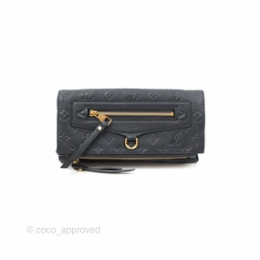 Louis Vuitton Petillante Clutch Empreinte Infini Navy