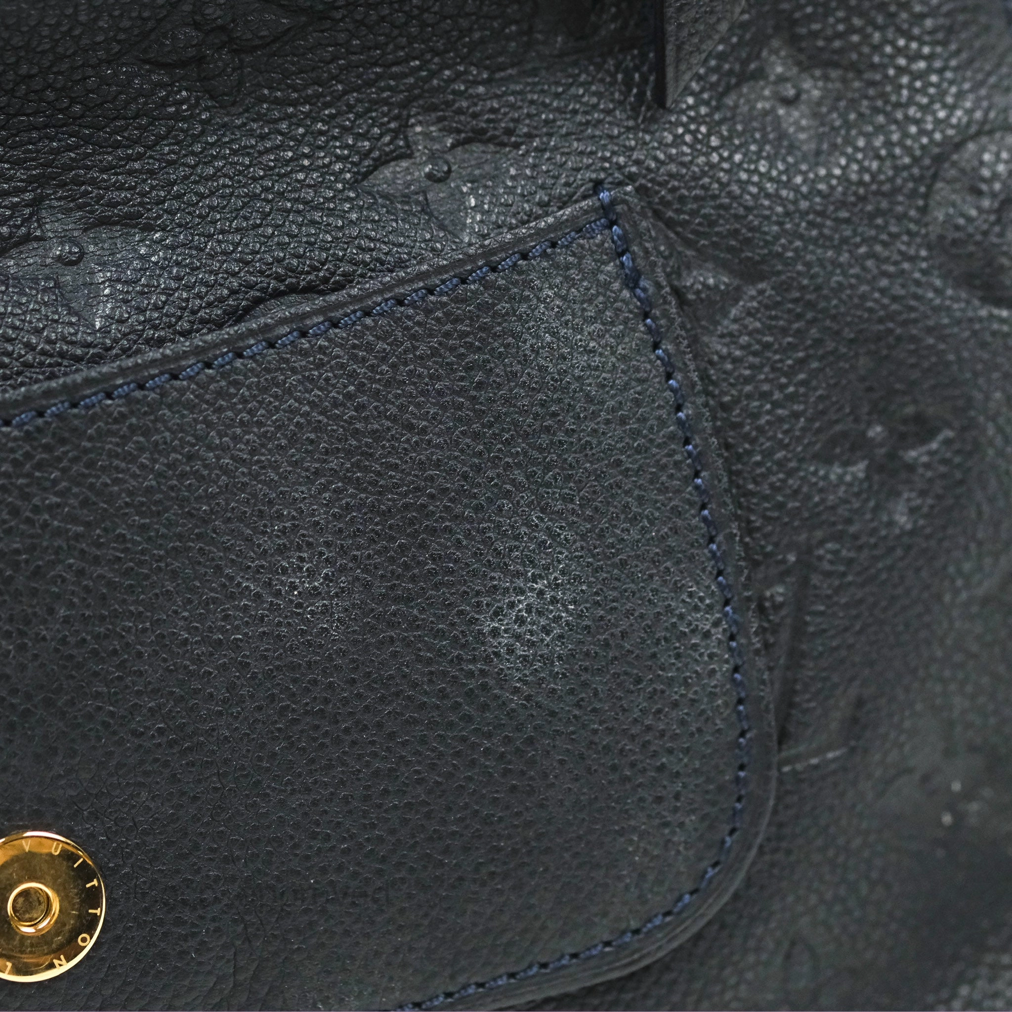 Louis Vuitton Petillante Clutch Empreinte Infini Navy