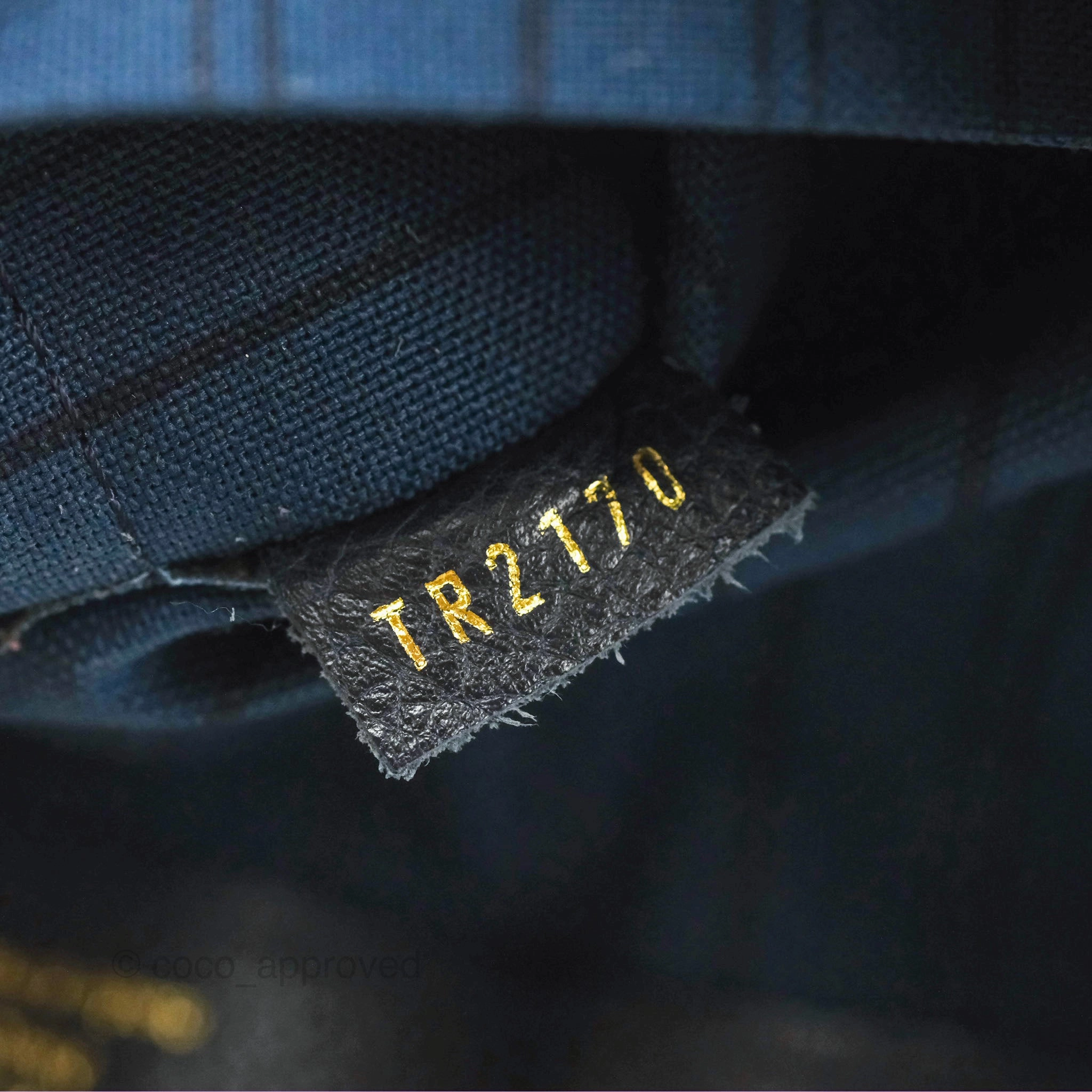 Louis Vuitton Petillante Clutch Empreinte Infini Navy